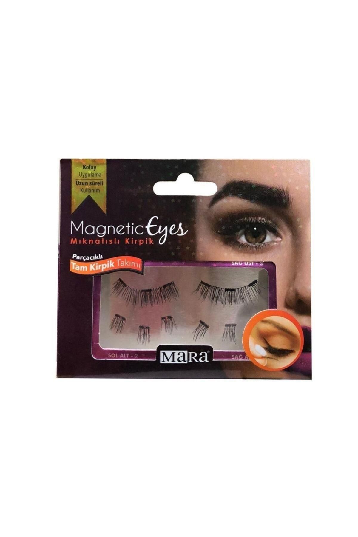 Mara Magnetic Eyes Mıknatıslı Takma Parçalı Tam Kirpik Takımı