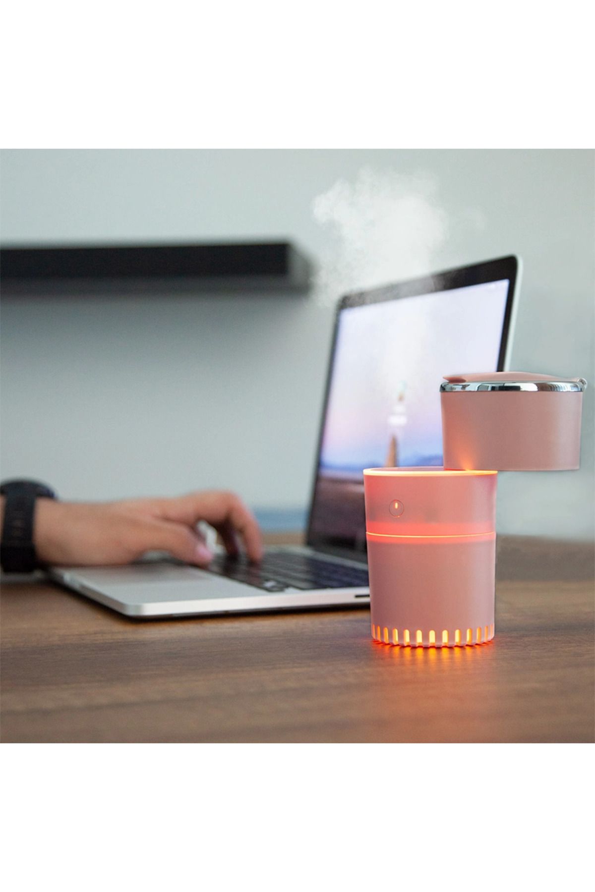Epilons Lattice Ortam Nemlendirme Ve Dezenfektan Buhar Makinesi (pembe) Usb