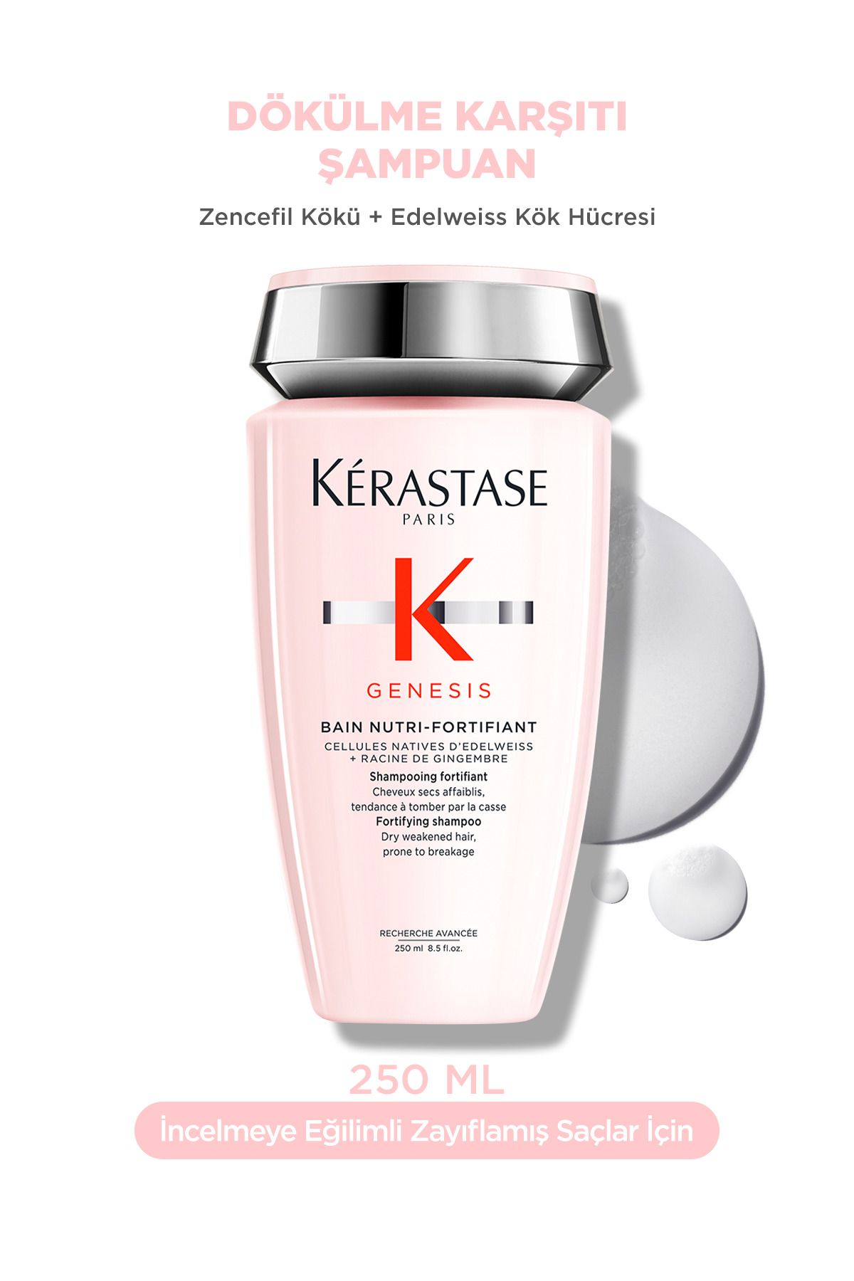 Kerastase Genesis Bain Nutri-fortifiant Dökülme Karşıtı Güçlendirici Şampuan 250 ml 250ml