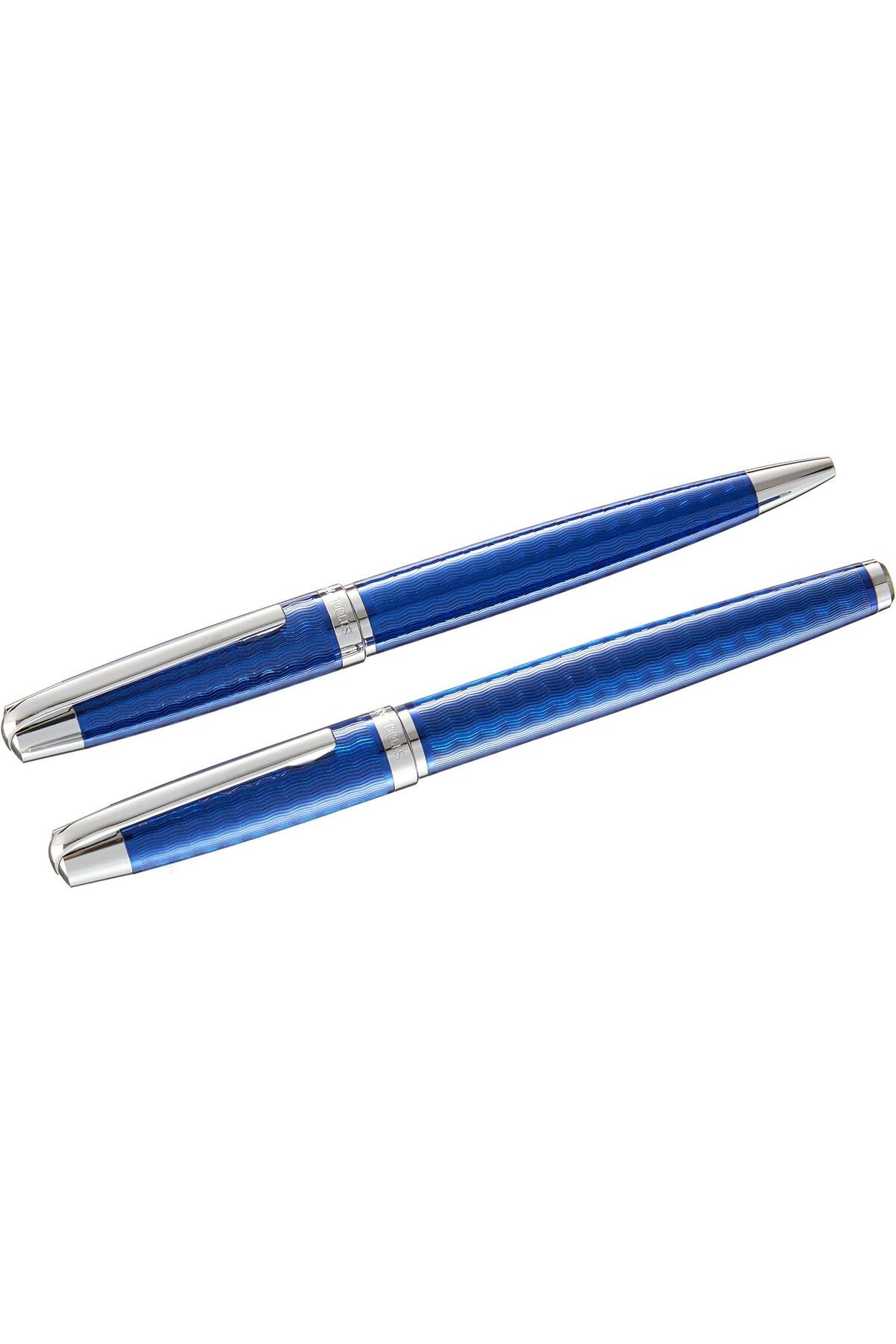 STOREMAX cmllashop Carens Serisi 262 Mavi Dolma Kalem+Tükenmez Kalem 542093
