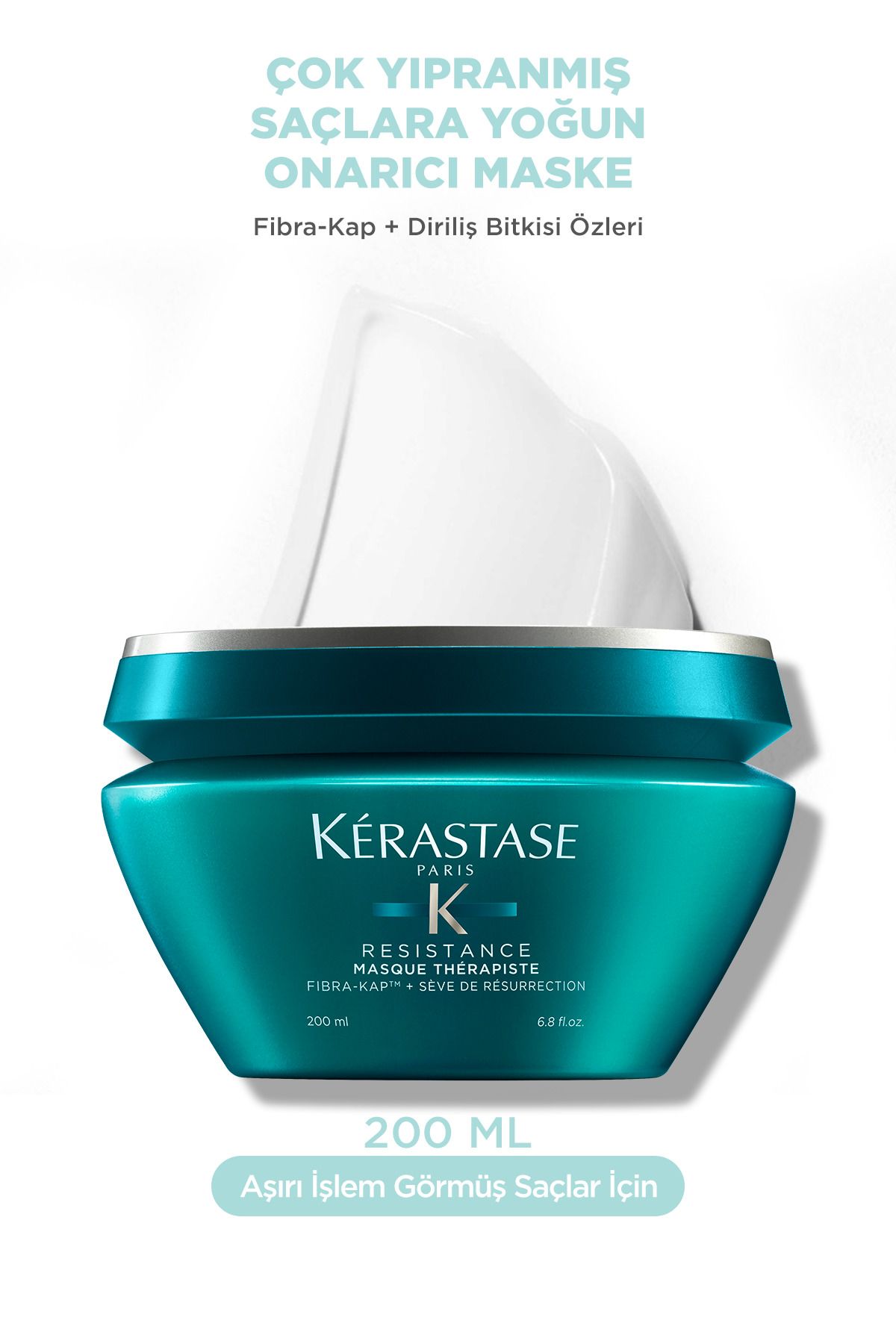 Kerastase Resistance Masque Thérapiste Çok Yıpranmış Ve Aşırı Işlem Görmüş Saçlar Için Yoğun Onarıcı