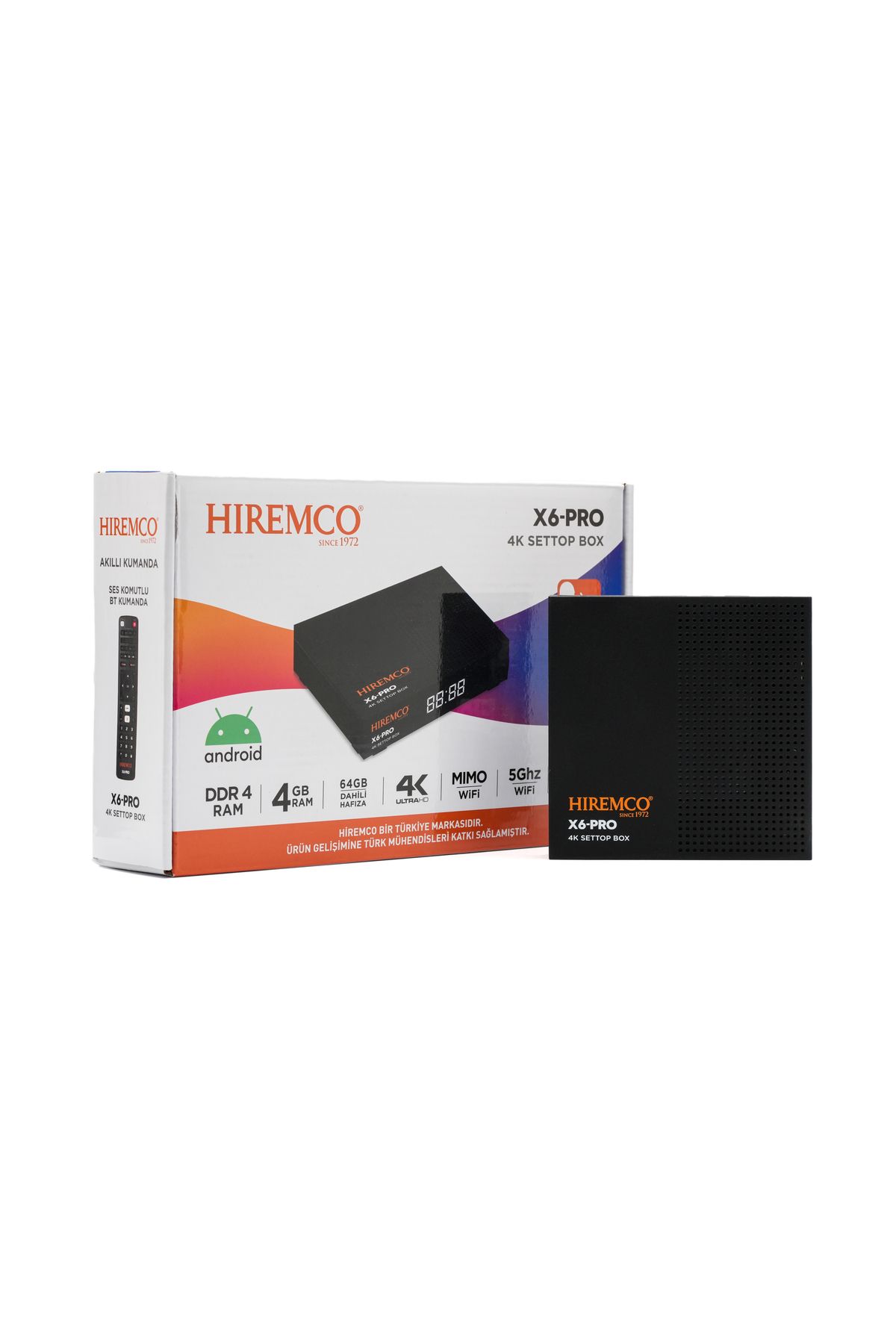 Hiremco X6 PRO Android Box