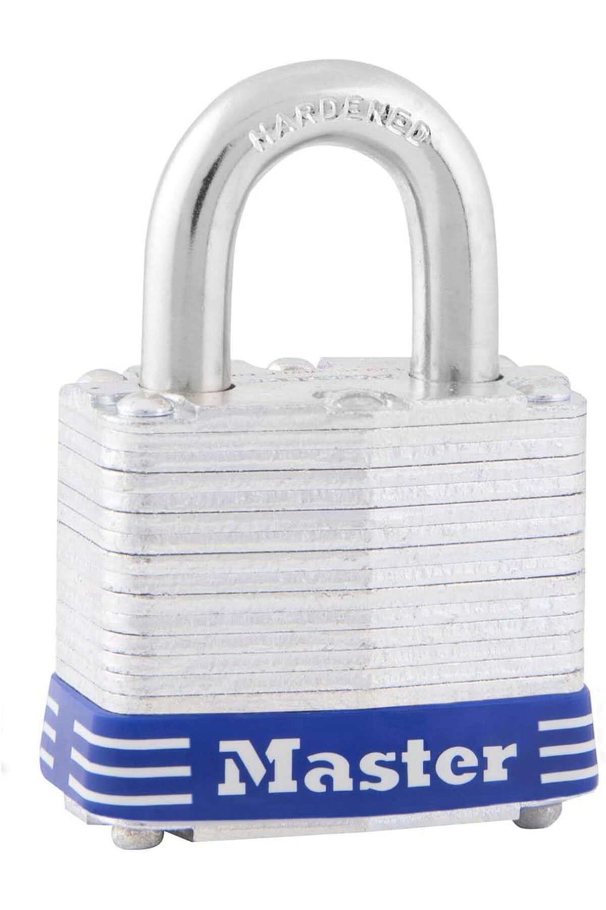 CALRADİA Lock 3EURD anahtarlı lamine çelik asma kilit, gri, 5,9 x 4 x 2,1 cm