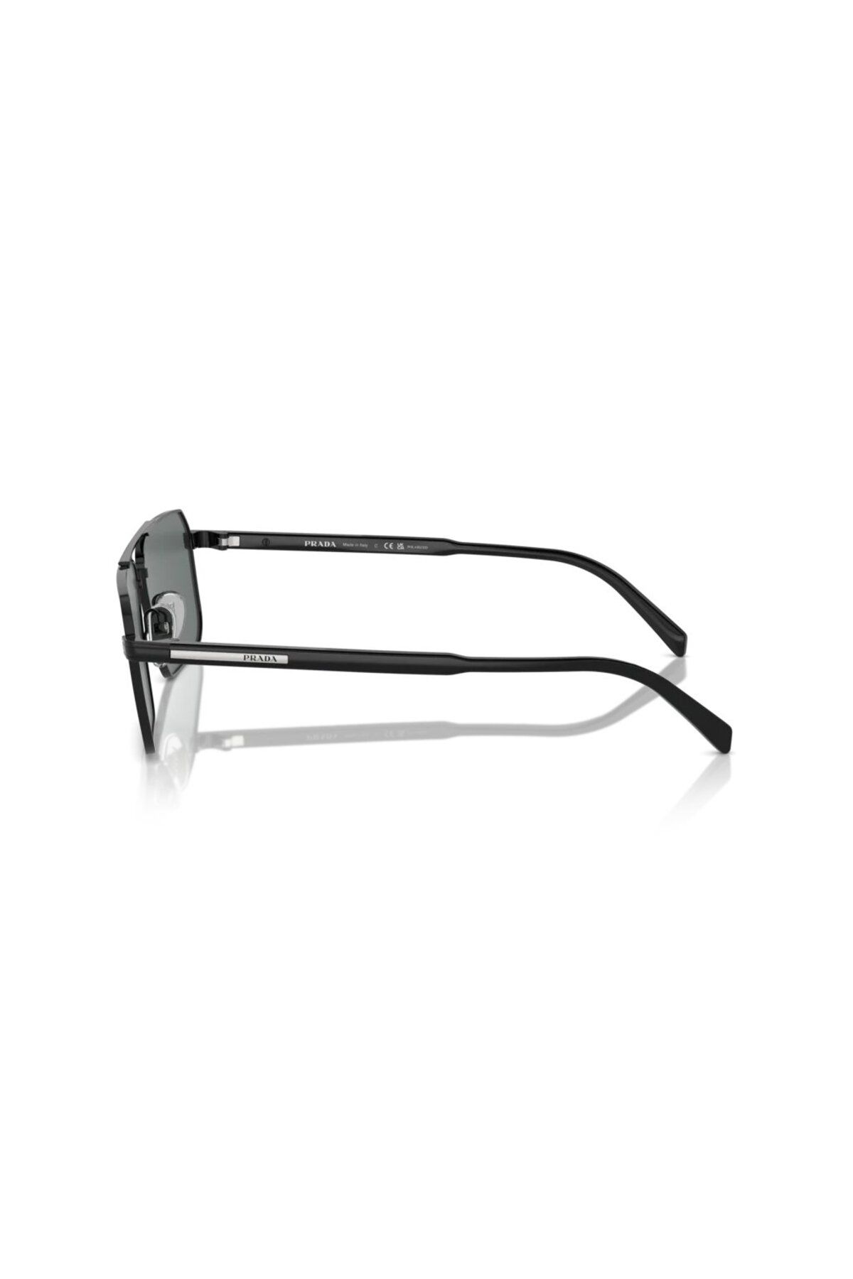 Prada-Man Rectangle Sunglasses- Pr A57s - Lense Size:58mm - Black 2