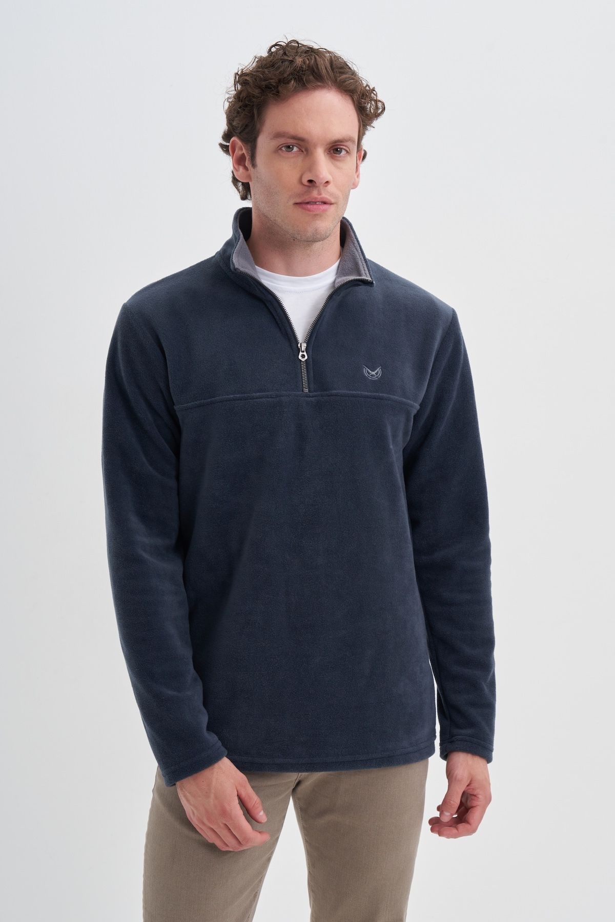 Cazador-Caz 5632 Polar Sweatshirt - S.Blue 1