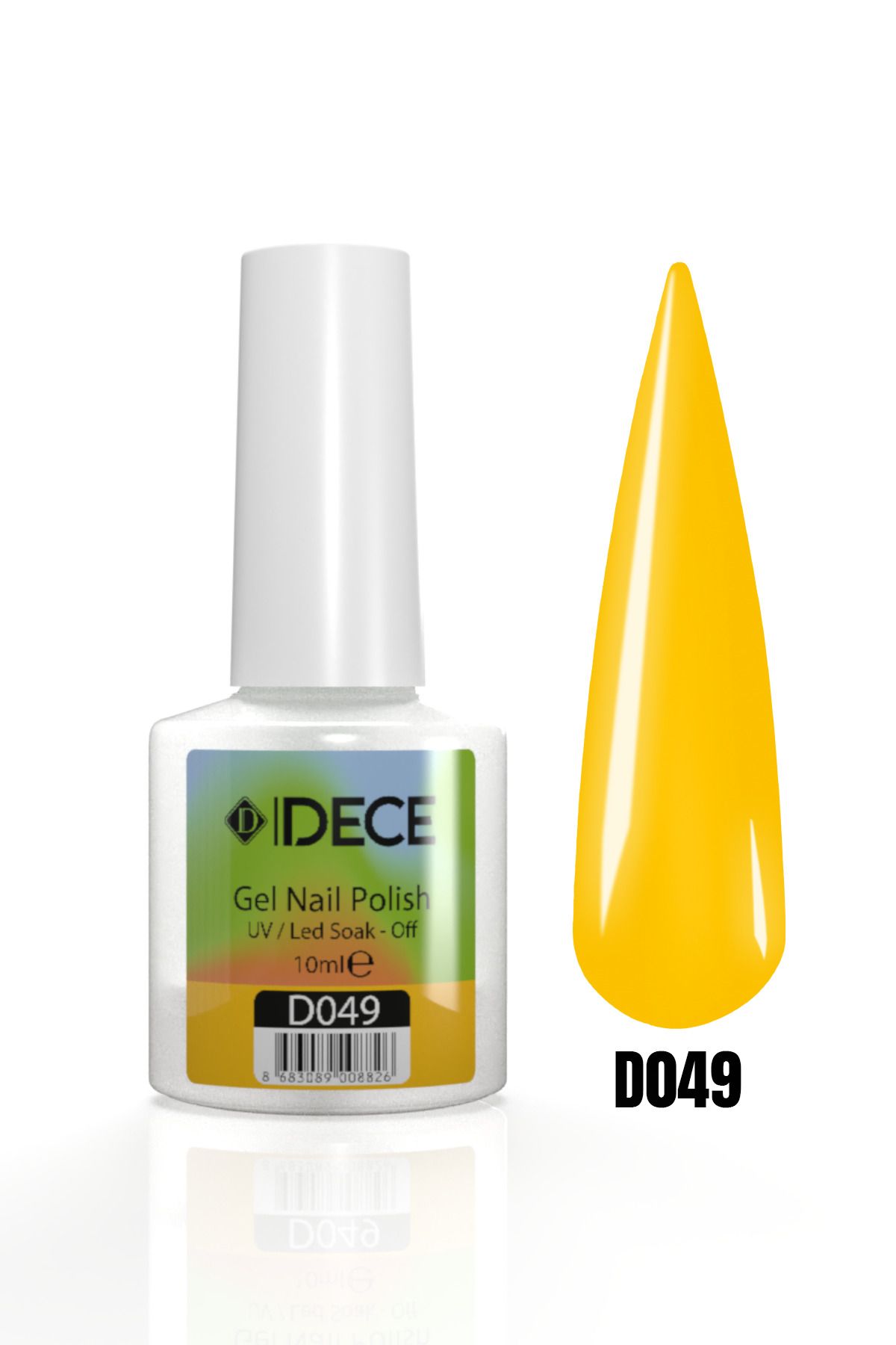 d dece Dece Kalıcı Oje Uv Led D049 (SARI) 10ml