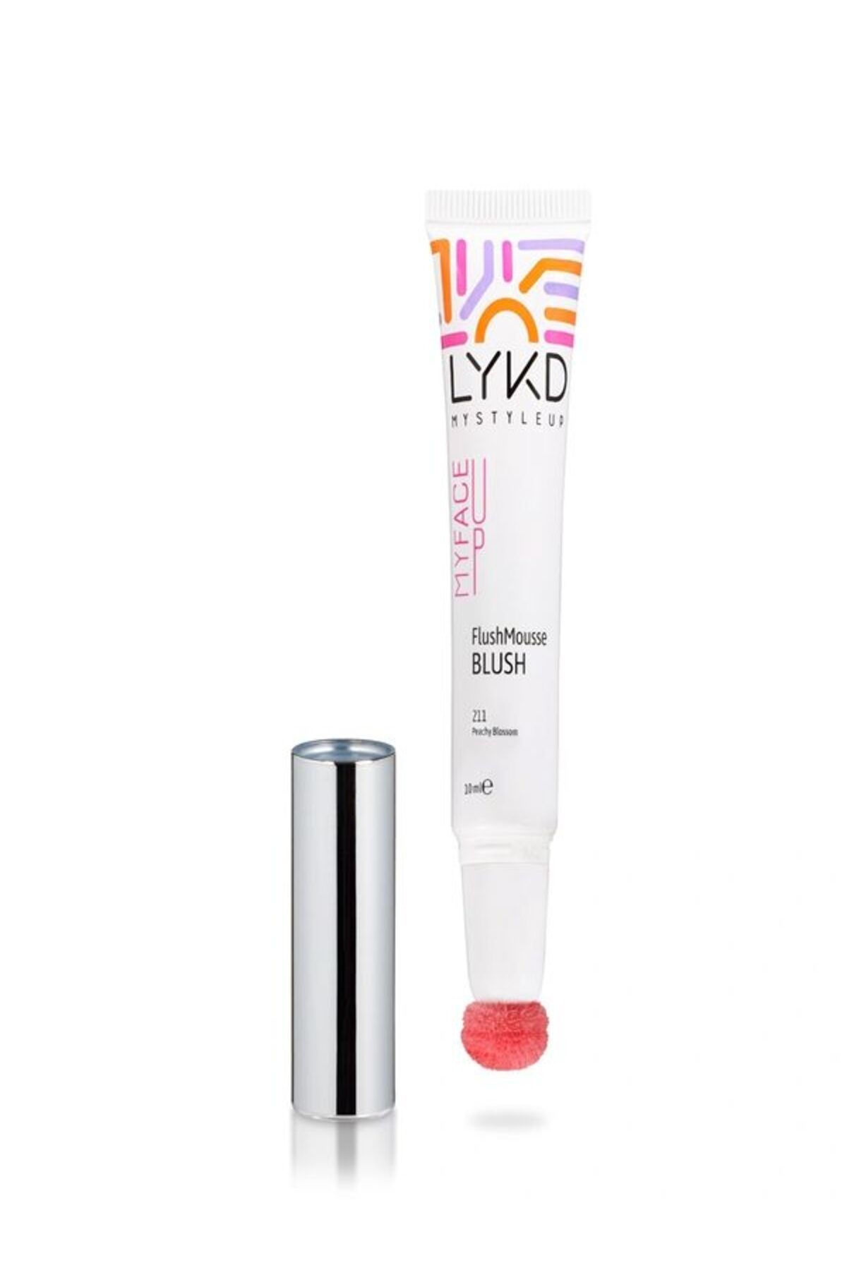 lykd-Flushmousse Blush - Sponge Tip Mousse Blush Applicator, Easily Applicable 2