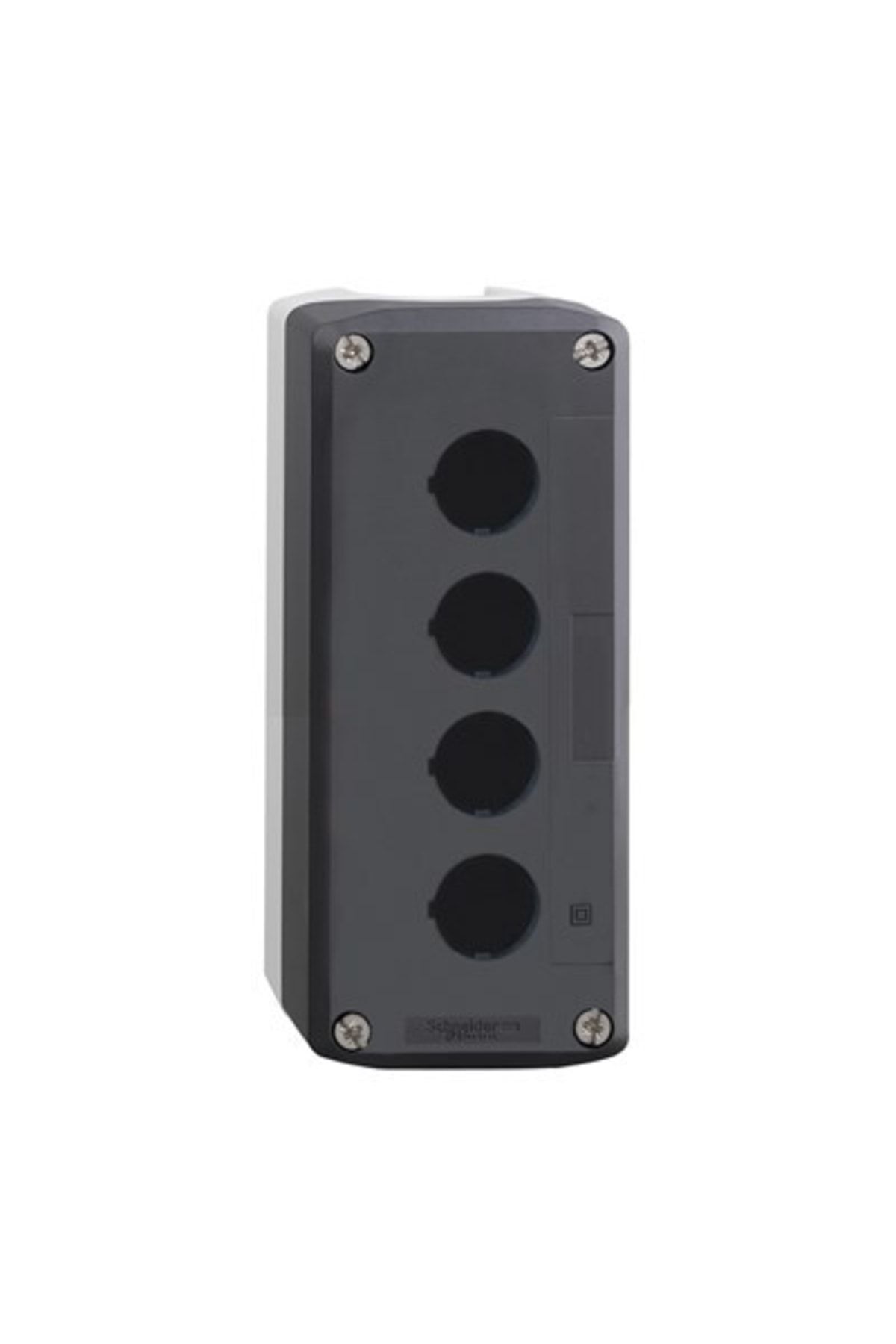 Schneider Electric-Xald04 - Schneider 4-Pack Gray Empty Push Button Box 1
