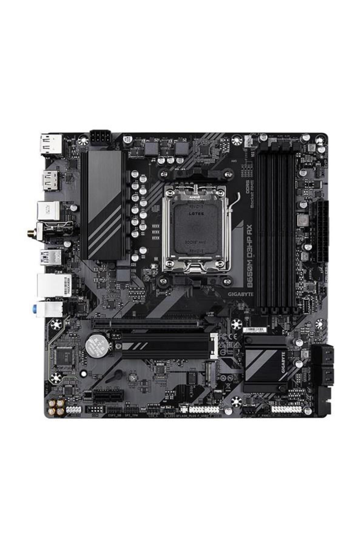 Gigabyte-B650m D3hp Ax - Wifi 6e DDR5 HDMI-DP PCIe 4.0 AM5 Matx Pcie 4.0 2