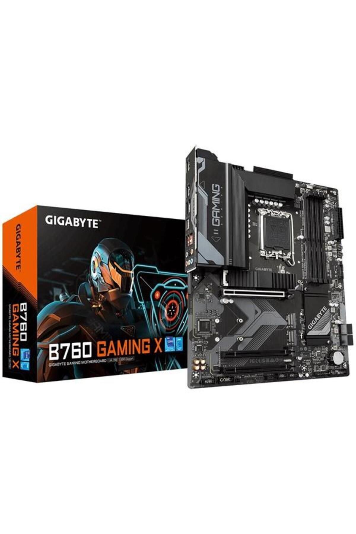 Gigabyte Gıgabyte B760 Gamıng X Ax Wıfı-6e Ddr5 Hdmı Dp Pcıe 16x V5.0 1700p Atx