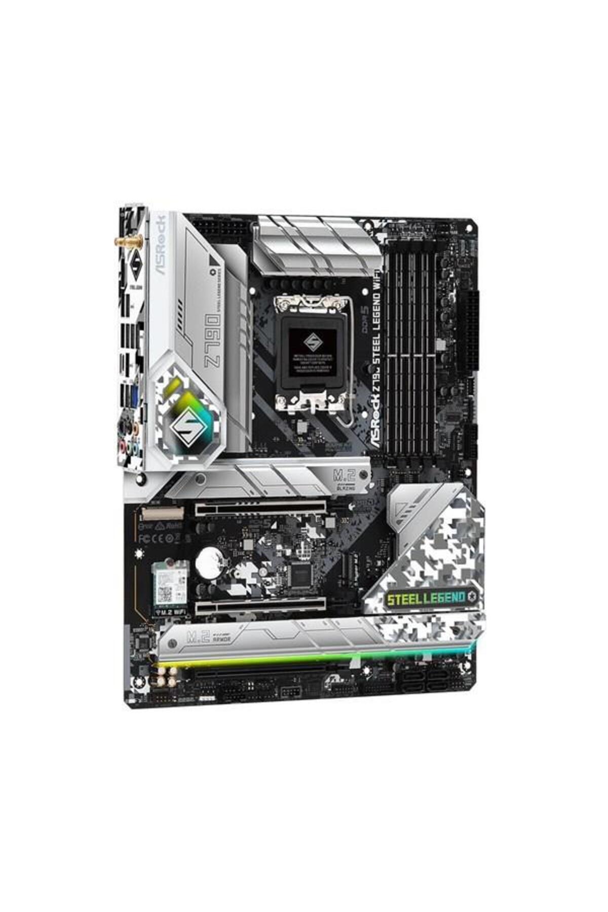 ASROCK-Z790 STEEL LEGEND WIFI-6E DDR5 HDMI-DP PCIe 5.0 1700P متوافق مع ATX 4