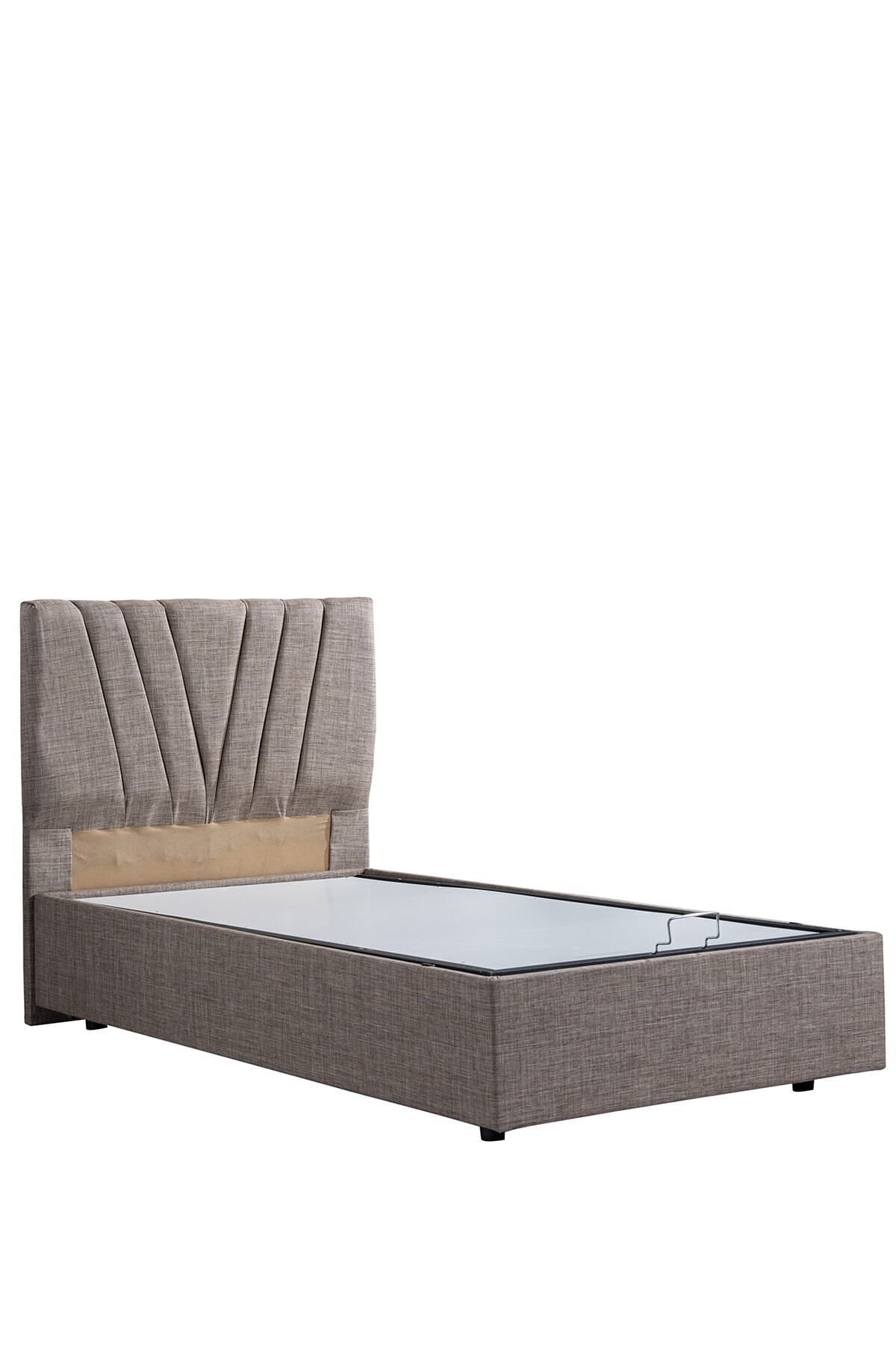 Fersa Ikili Set, Tek Kişilik Baza Başlık Seti, Kahverengi - 5