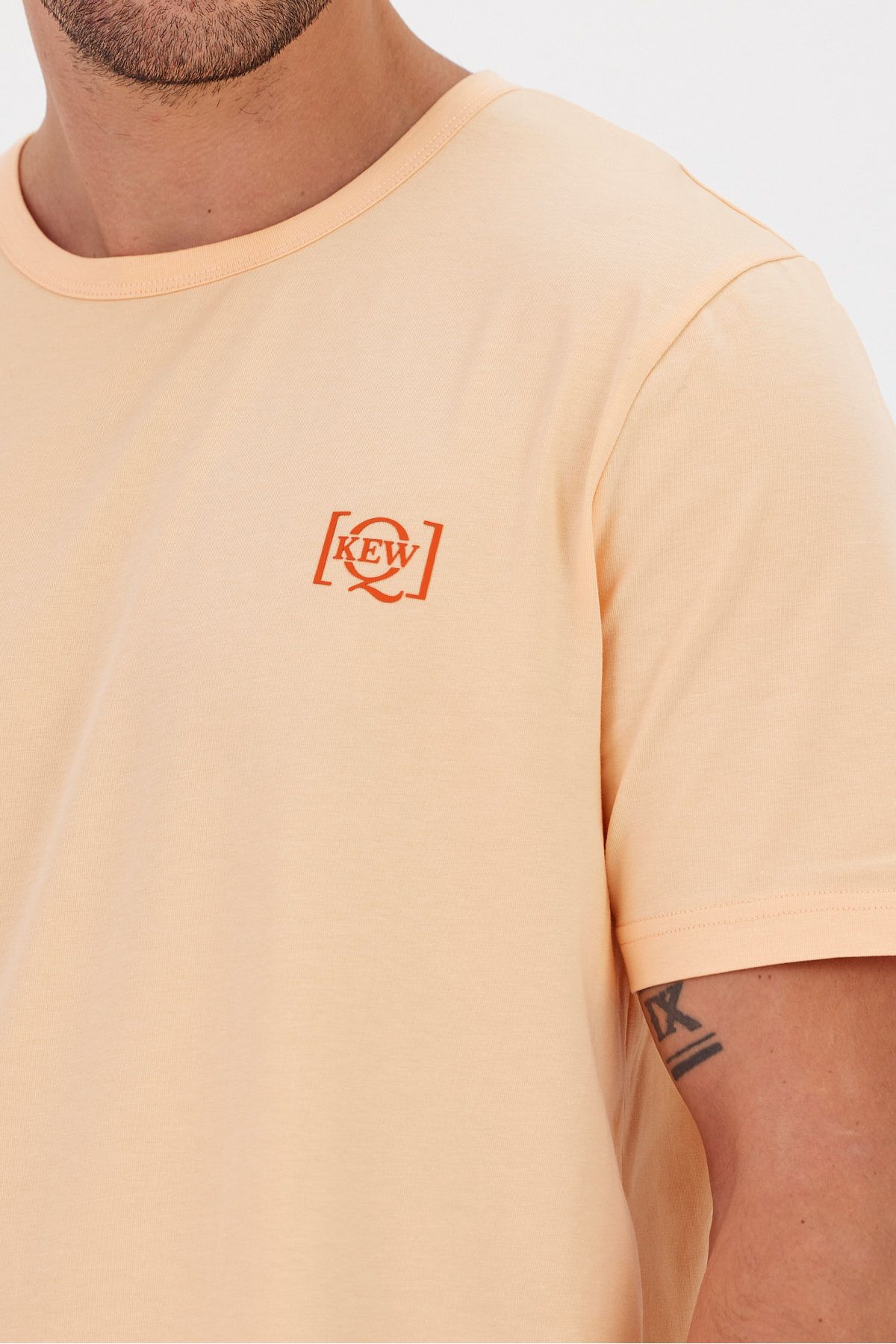 KEWQ-Sweatshirt - Orange - Slim fit 2