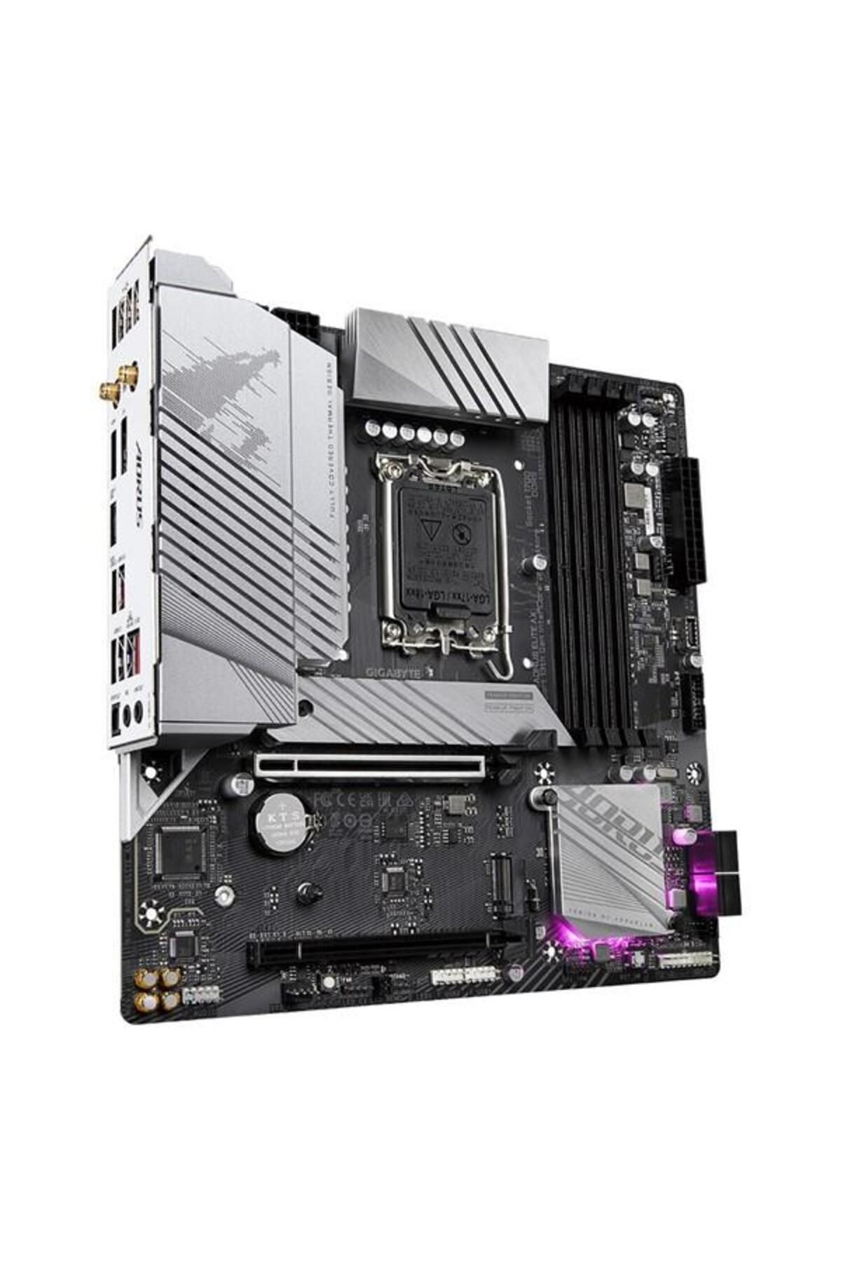 Gigabyte-Aorus Elite Ax B760m - WiFi-6e DDR5 HDMI DP PCiE 16x V5.0 1700p MatX Motherboard 3