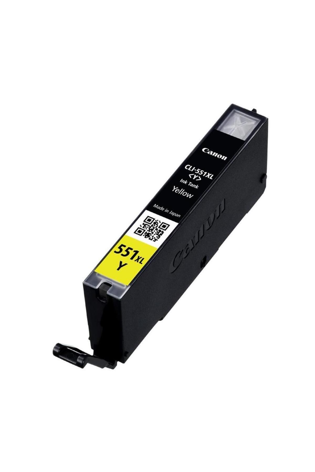 Canon CLI-551XL Y Yellow Sarı Yüksek Kapasiteli Mürekkep Kartuş IP7250 MX925