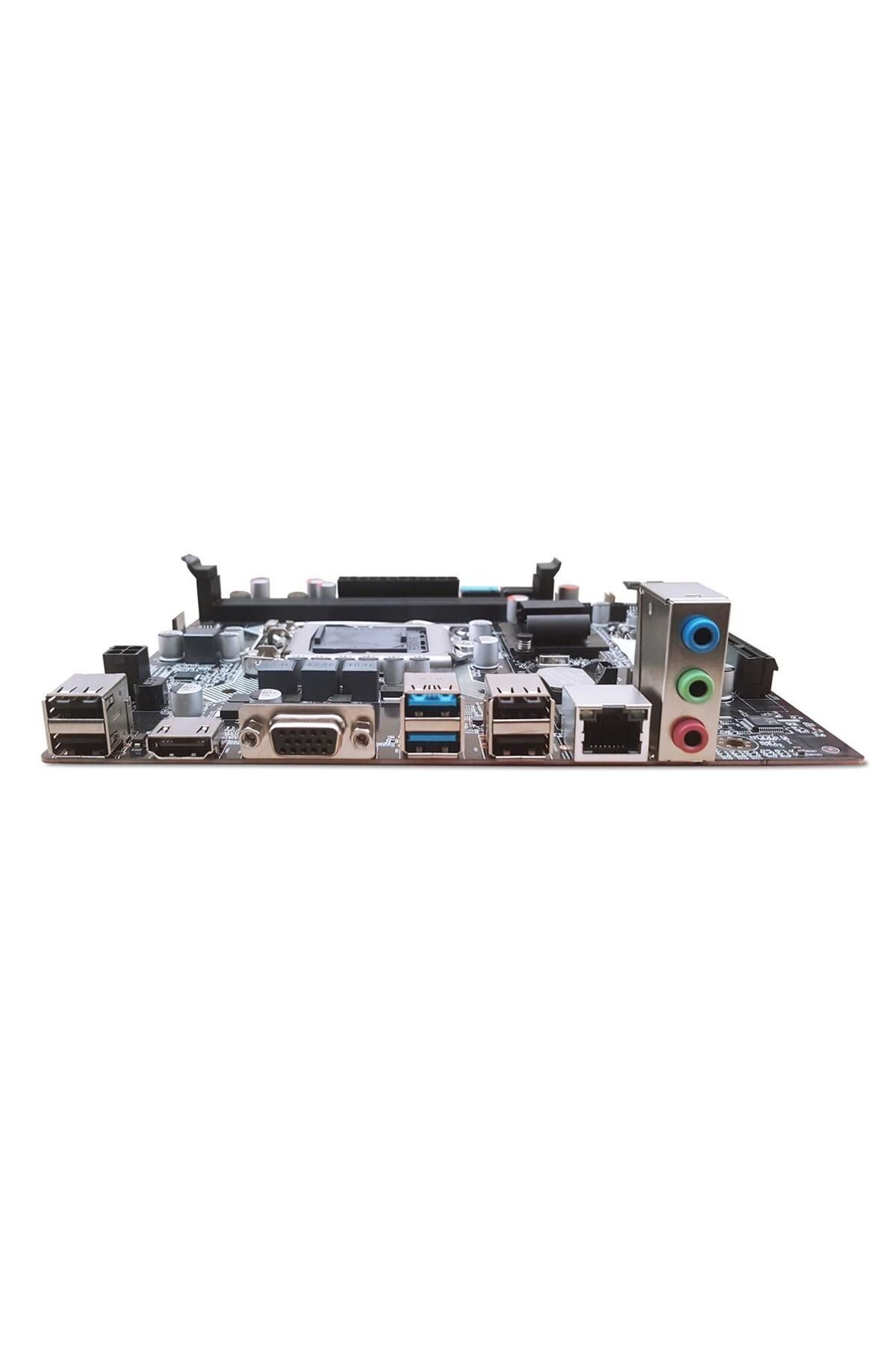 Quadro-H61-b75u3 V3 Ddr3 Glan Vga/hdmi 4x Sata3 16x Pciie 1155p Usb 3.0 - Motherboard 1