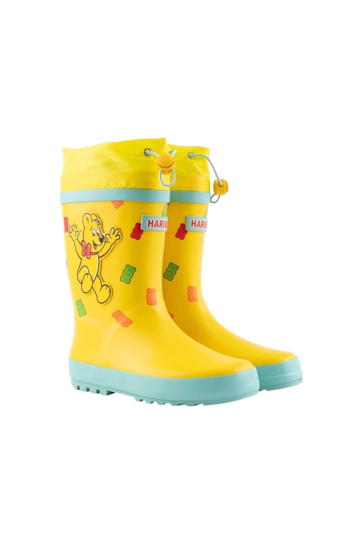 Haribo-Hari̇bo Yellow Long Boots Rain Boots 1