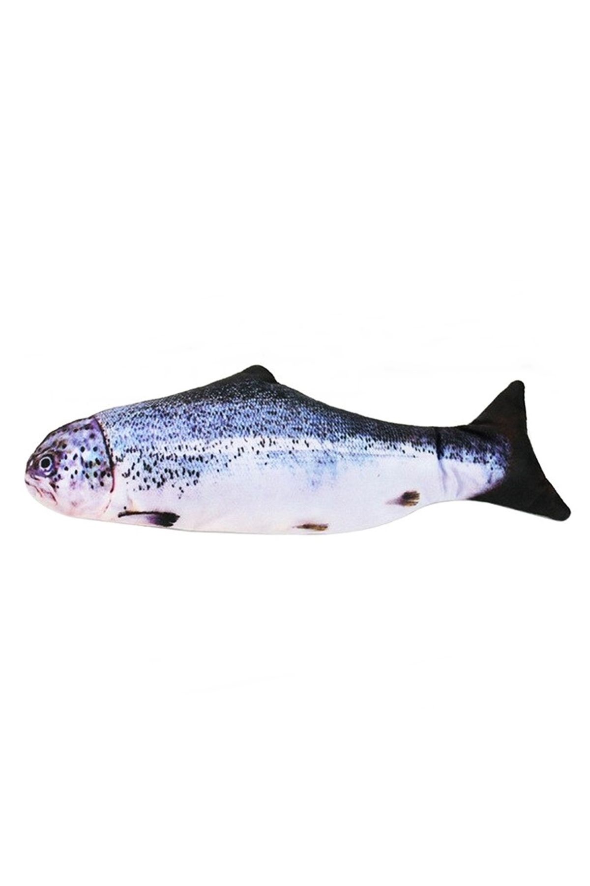 OEM Benekli Peluş Balık Çanlı Kedi Oyuncağı 6-20 cm Mavi