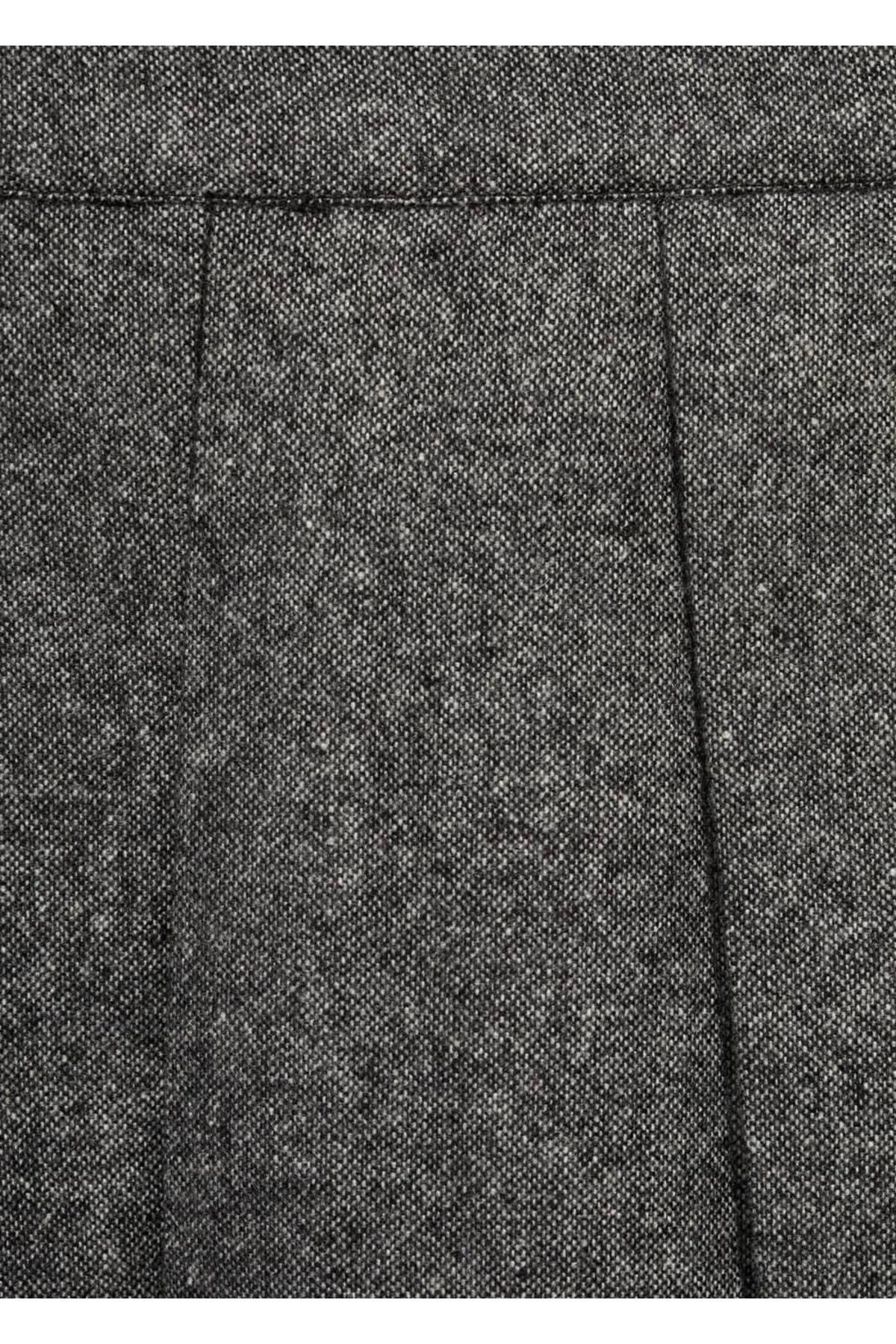 MANGO Woman-Frayed Wool Skirt 6