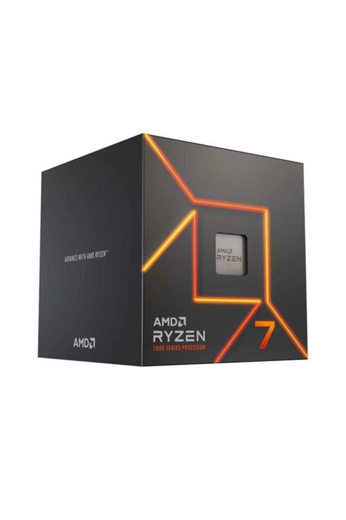 Amd RYZEN 7 7700 40MB 8çekirdekli O/B UHD AM5 105w Kutulu+Fanlı