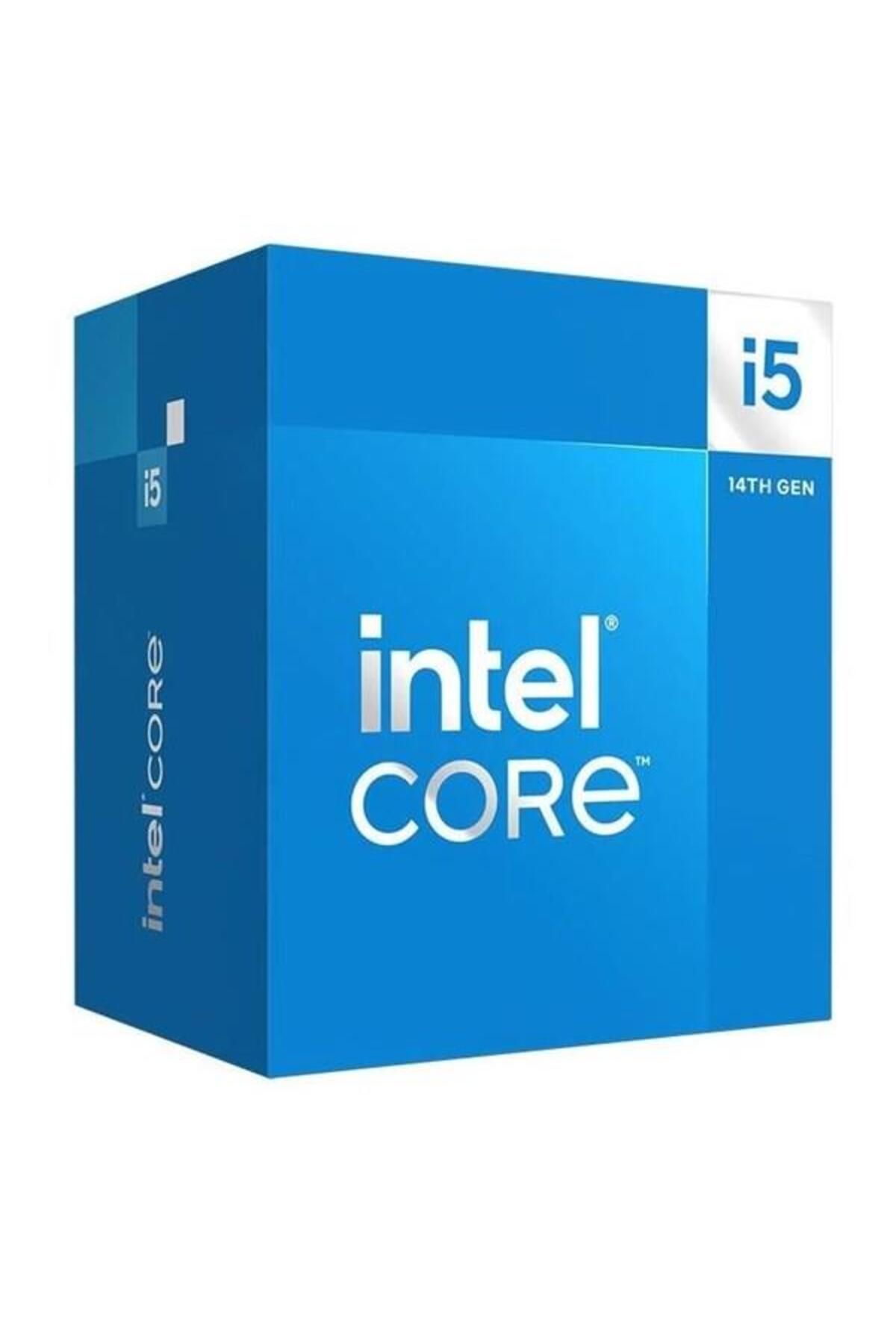Intel CORE i5 14400 29.5MB 10çekirdekli O/B UHD VGA 1700p 65w Kutulu+Fanlı