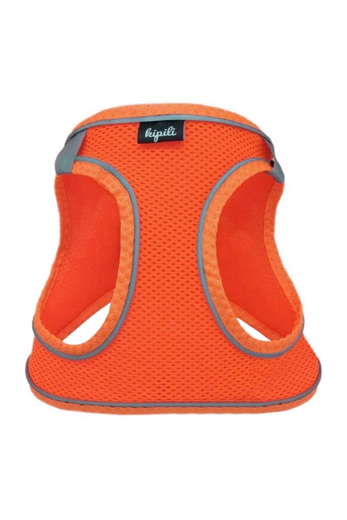 Angoravi Üç Kilitli Sportif Kedi Köpek Göğüs Tasması 24-28 cm XX-Small Turuncu