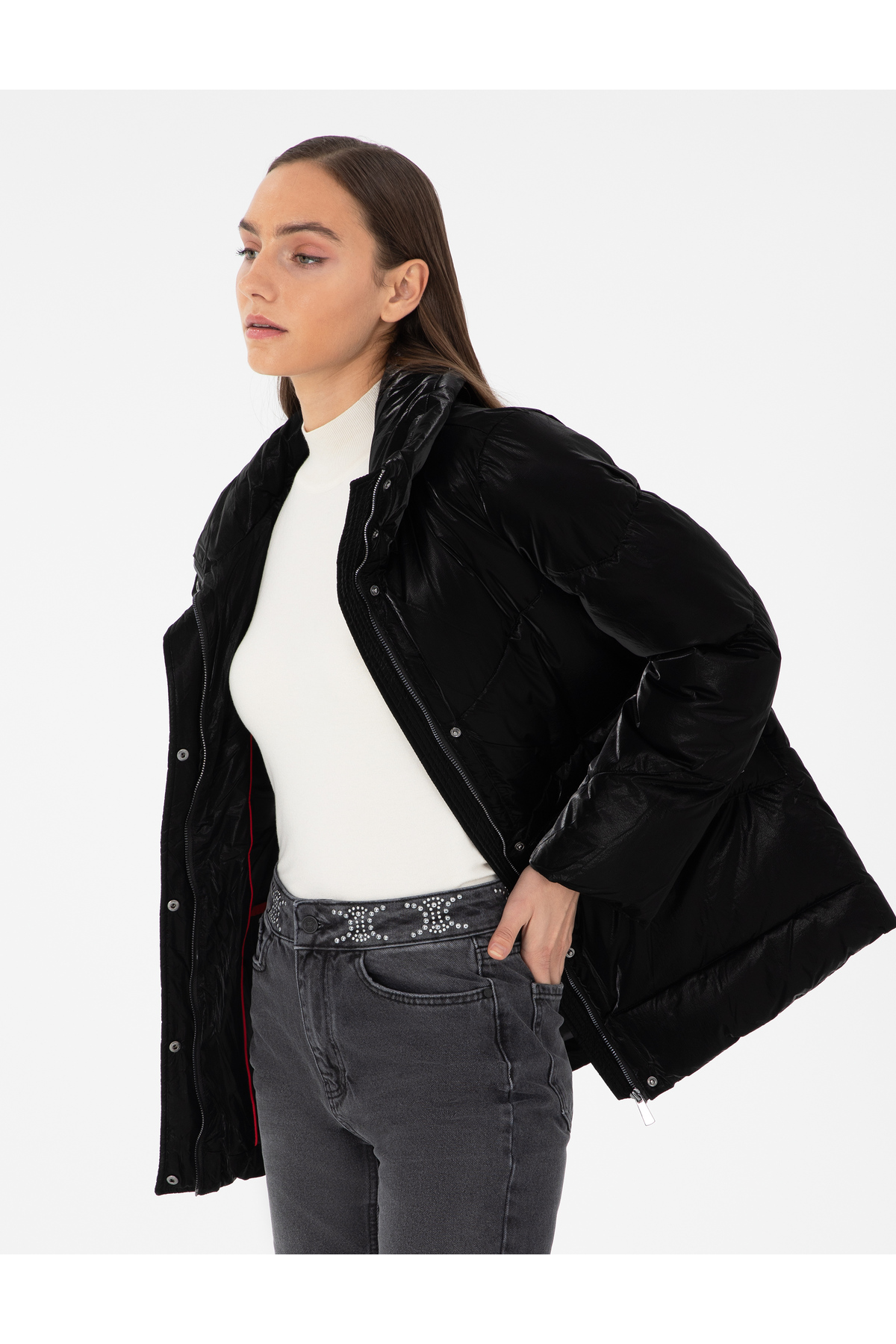 Pierre Cardin Siyah Mont 50290328-VR046 görsel 3