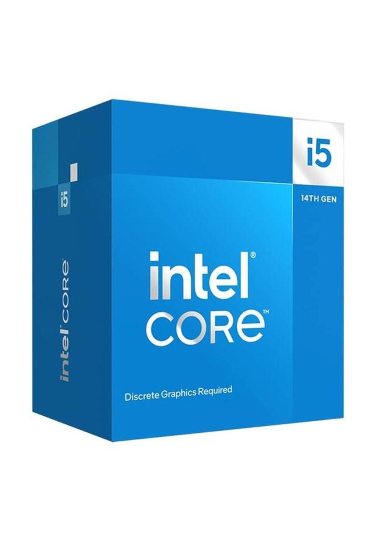 Intel CORE i5 14400F 29.5MB 10çekirdekli VGA YOK 1700p 65w Kutulu+Fanlı