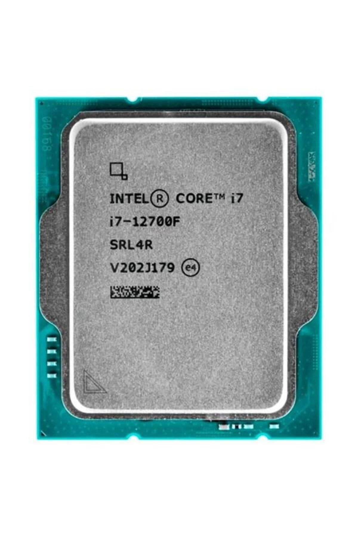 Intel CORE i7 12700F 25MB 12çekirdekli VGA YOK 1700p 65w Kutusuz+Fansız