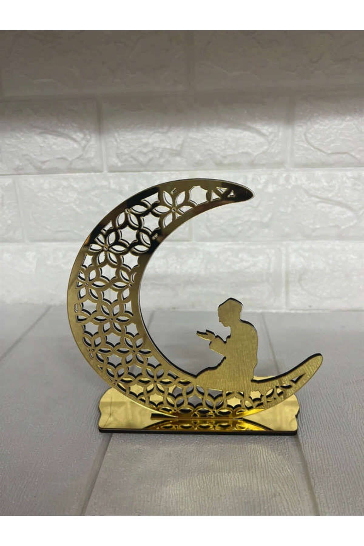 ZERO LAND - Ramazana Özel Pleksi Gold Mumluk 16 cm YKTSN