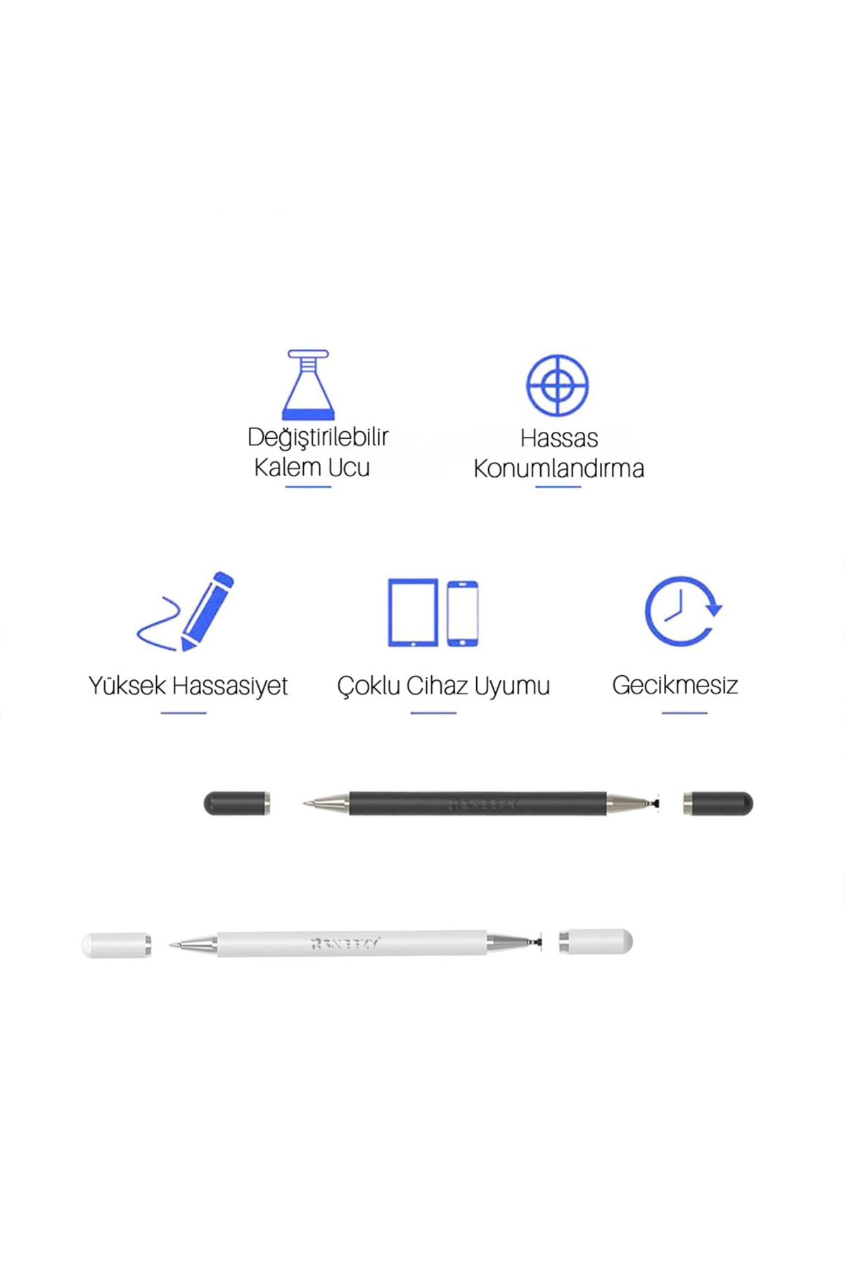 Sneezy-2 in 1 Touch Stylus Pen, Drawing and Writing Design Compatible with Samsung Galaxy Tab A8 10.5 (2022) - X200 6