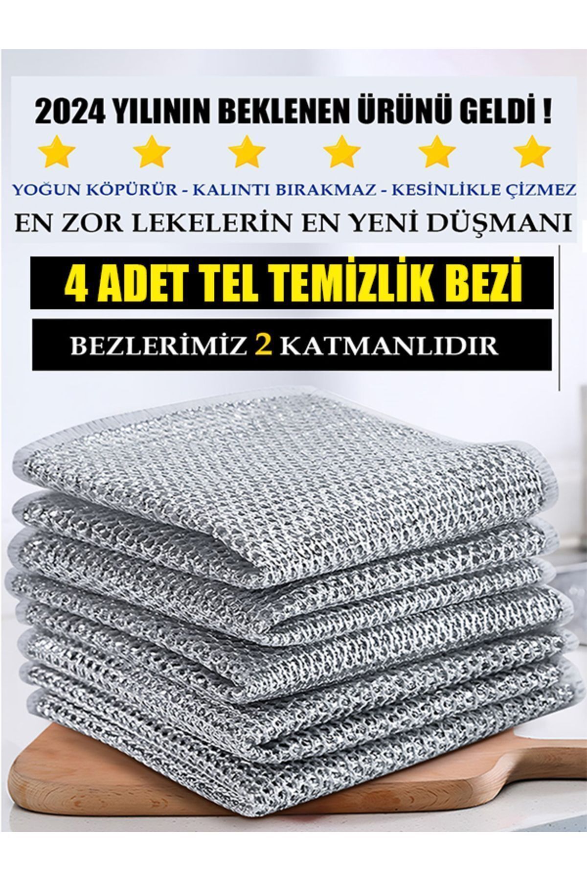 Kelepir Fırsatlar TEL TEMİZLİK BEZİ - 4 ADET