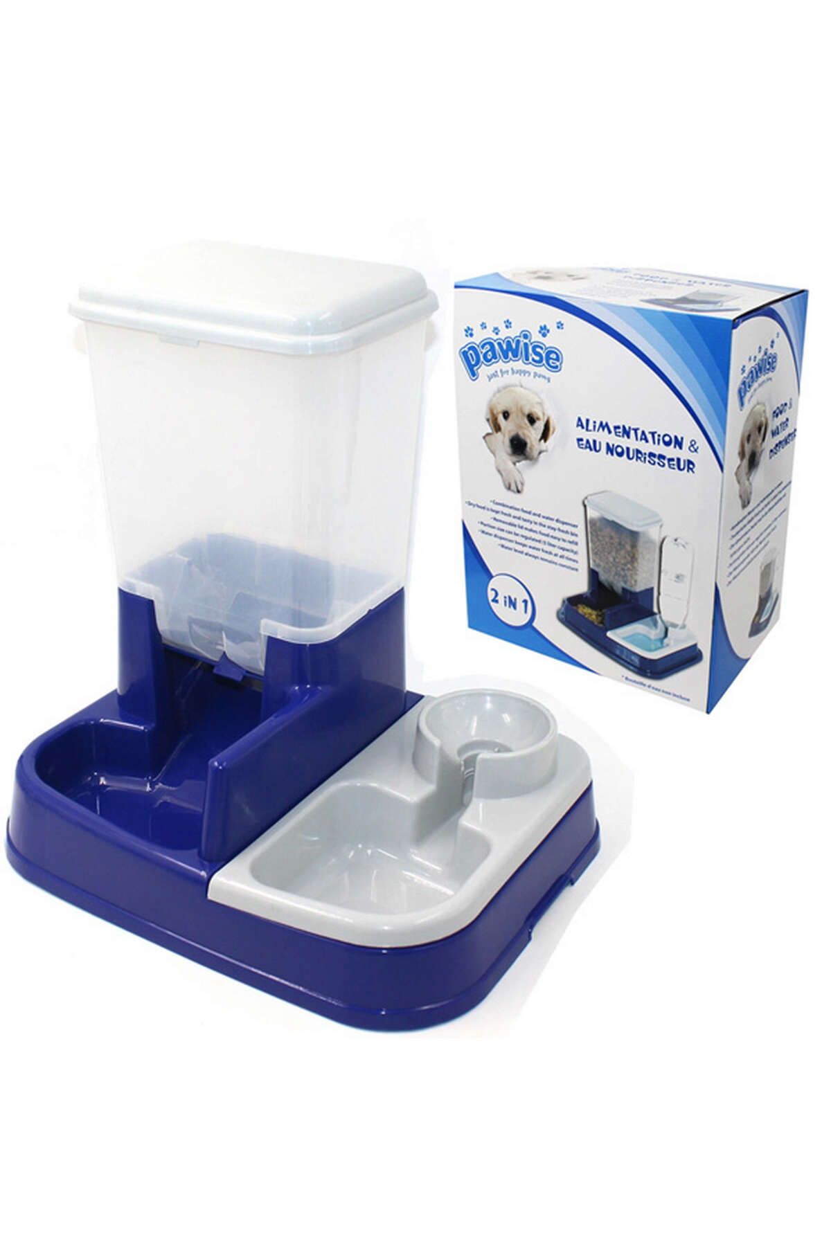 Pawise-Automatic Food and Water Bowl 30X40X20 cm 476123 1