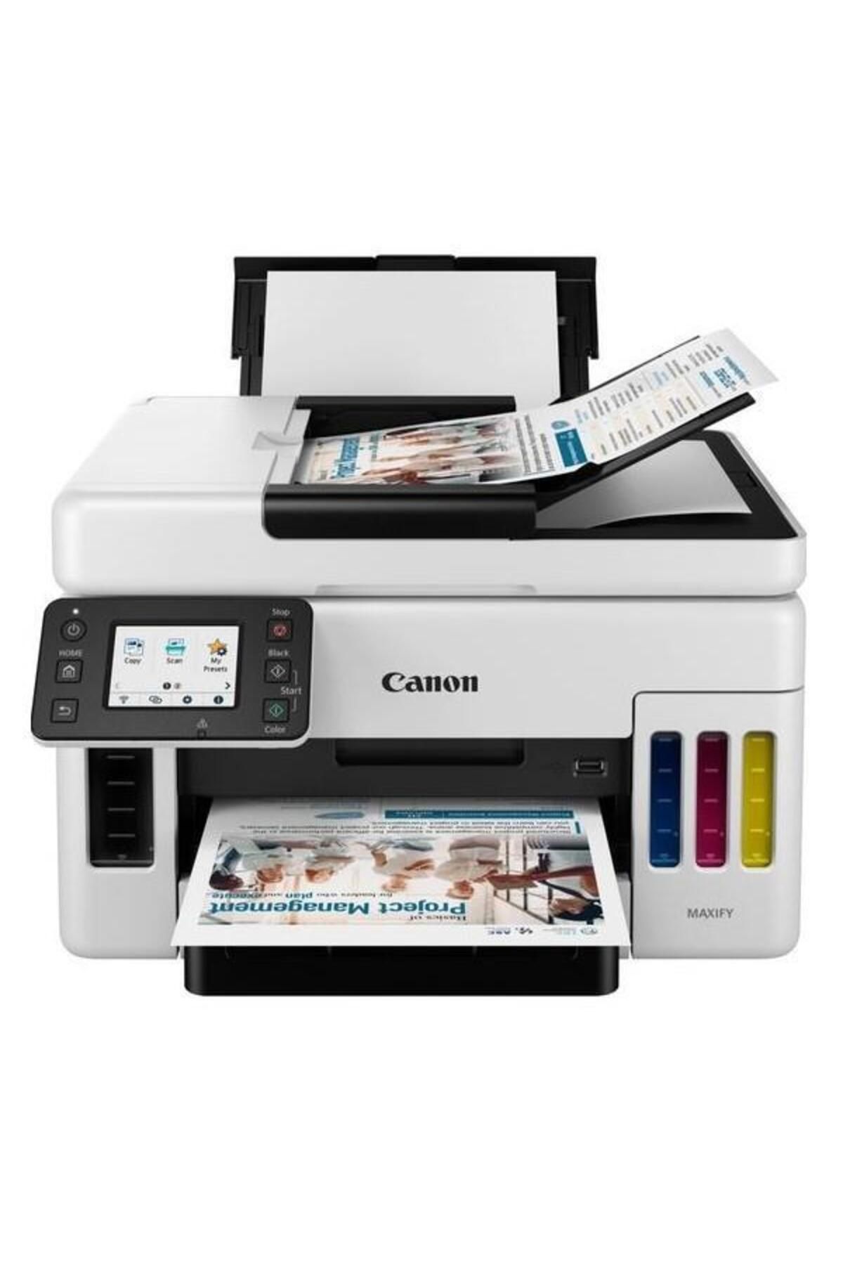 Canon Maxıfy Gx6040 Tanklı Yazıcı Tarayıcı Fotokopi Ethernet/wıfı A4 Renkli Yazıcı