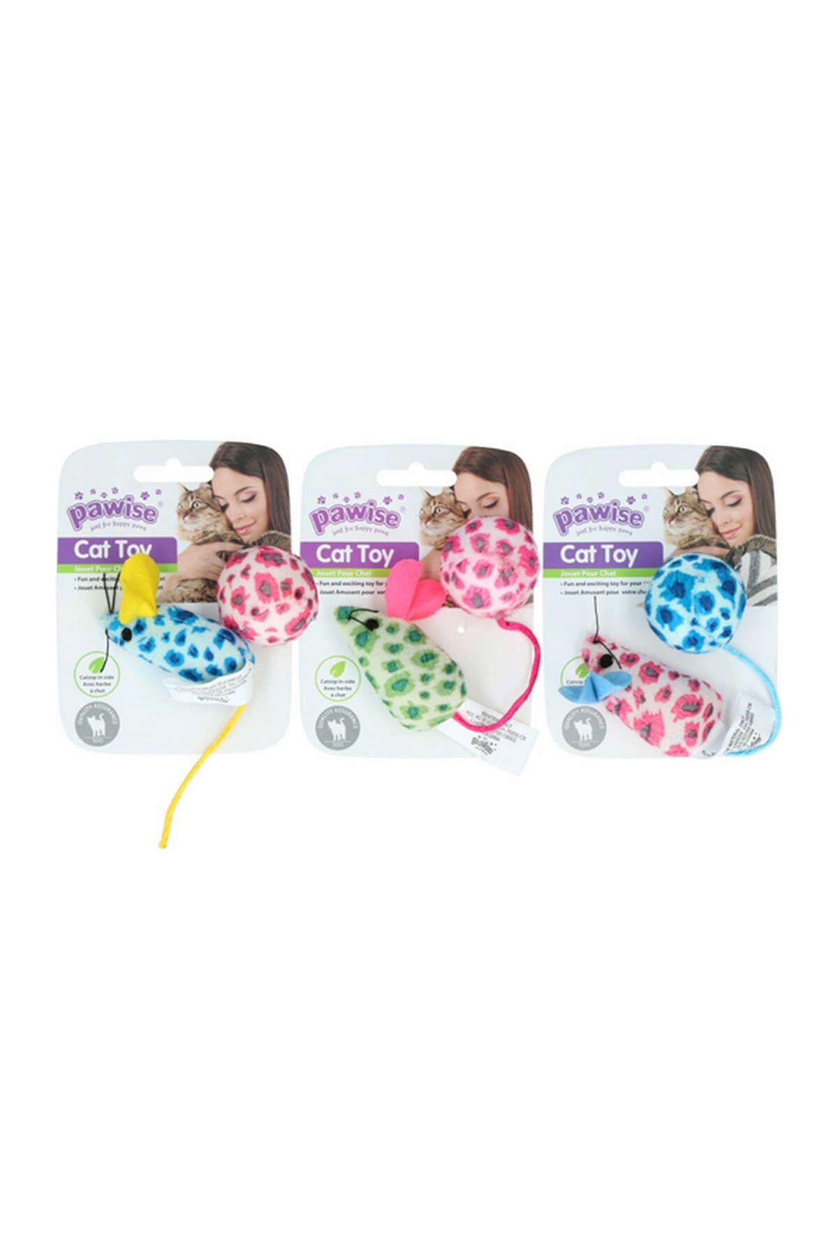 Pawise Simple Cat Peluş Oyuncak Top Fare YKTSN