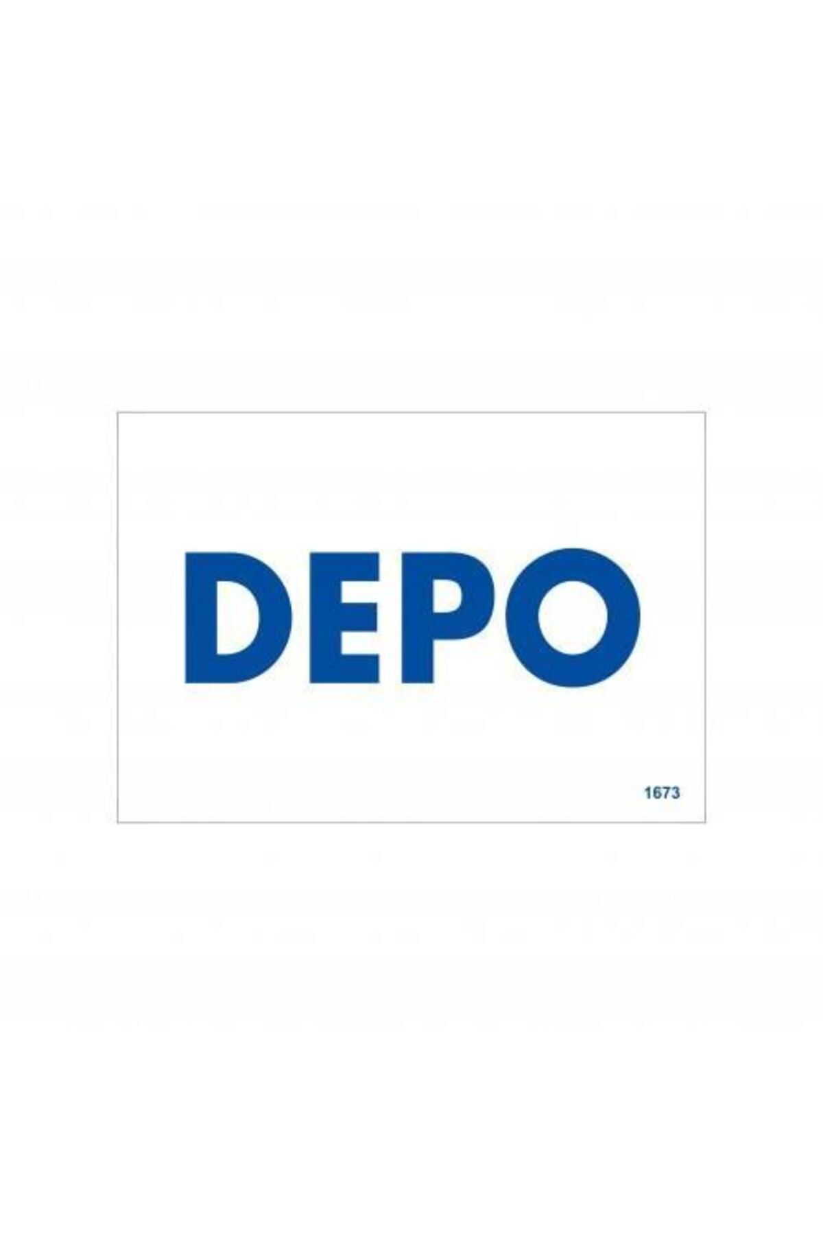 BilfolD Depo Uyarı Levhası 17,5x25 KOD:1673