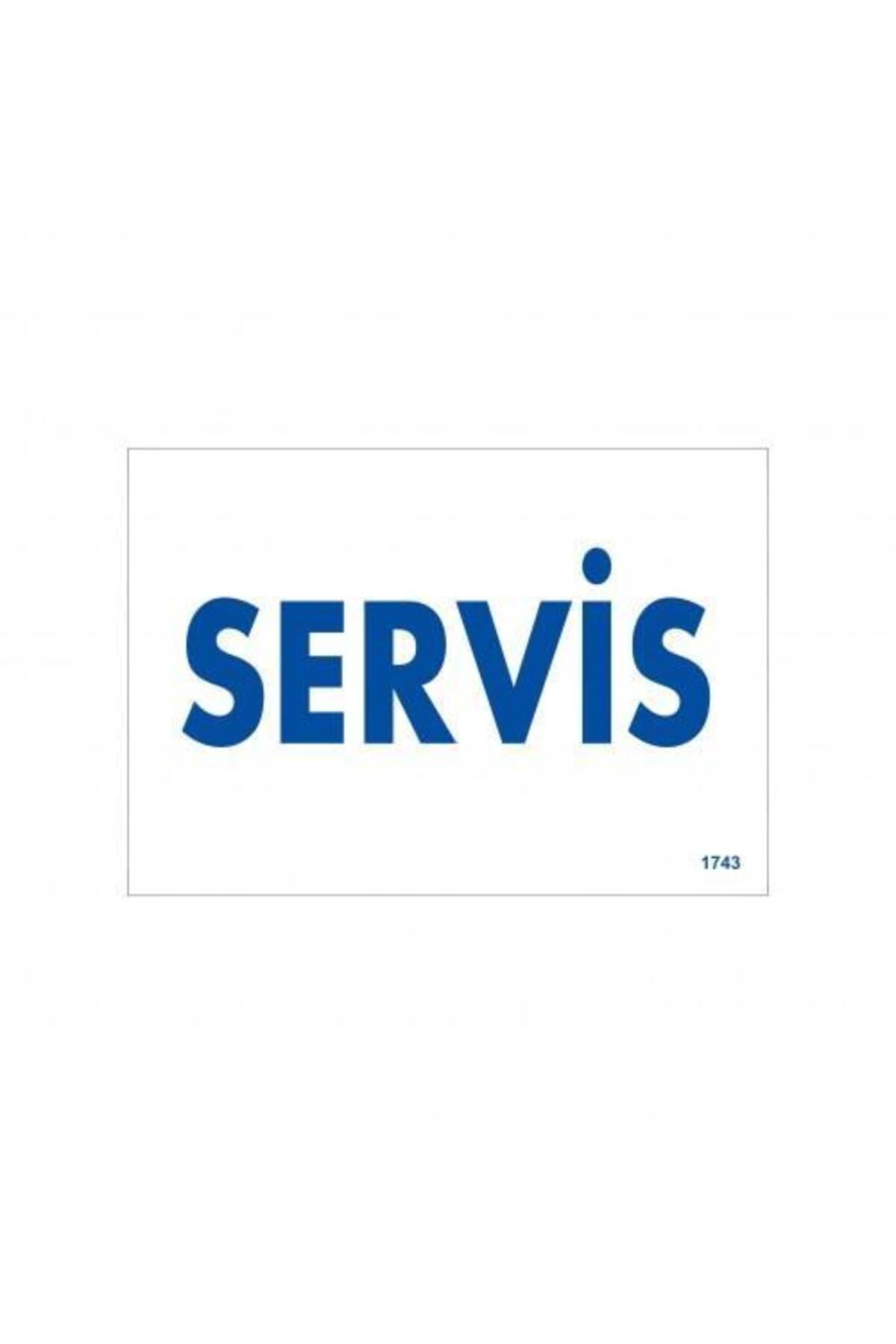 BilfolD Servis Uyarı Levhası 17,5x25 KOD:1743