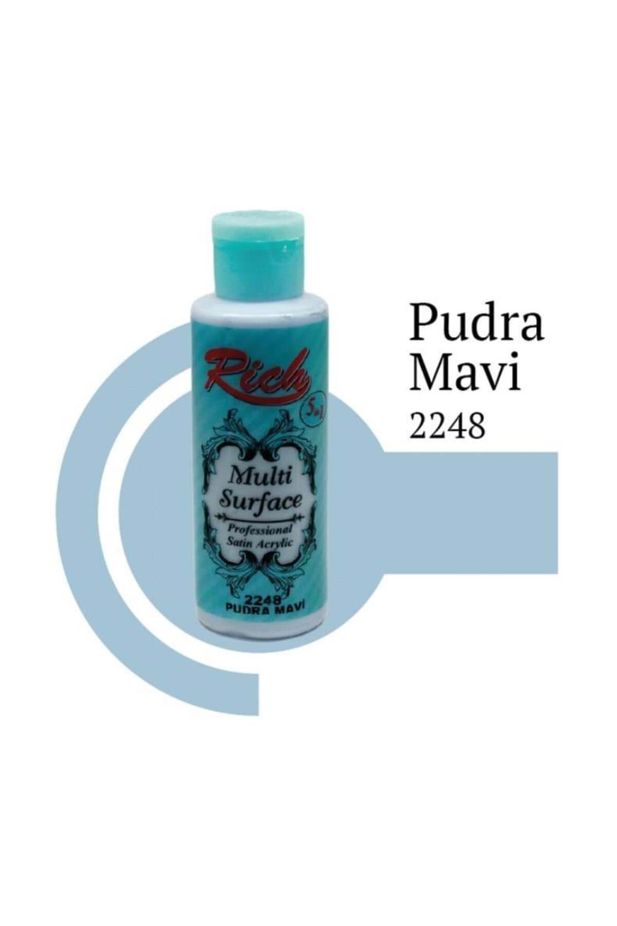 mikudesign Rich Multi Surface 2248 Pudra Mavi Akrilik Boya 120 cc