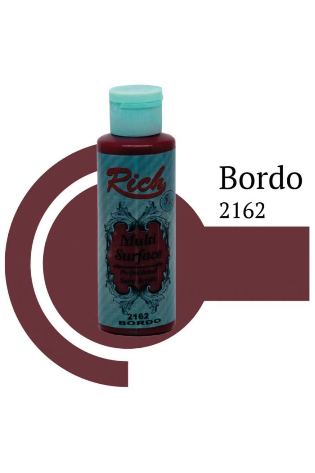 YİĞİTAUTOCLASS Rich Multi Surface 2162 Bordo Akrilik Boya 120 cc