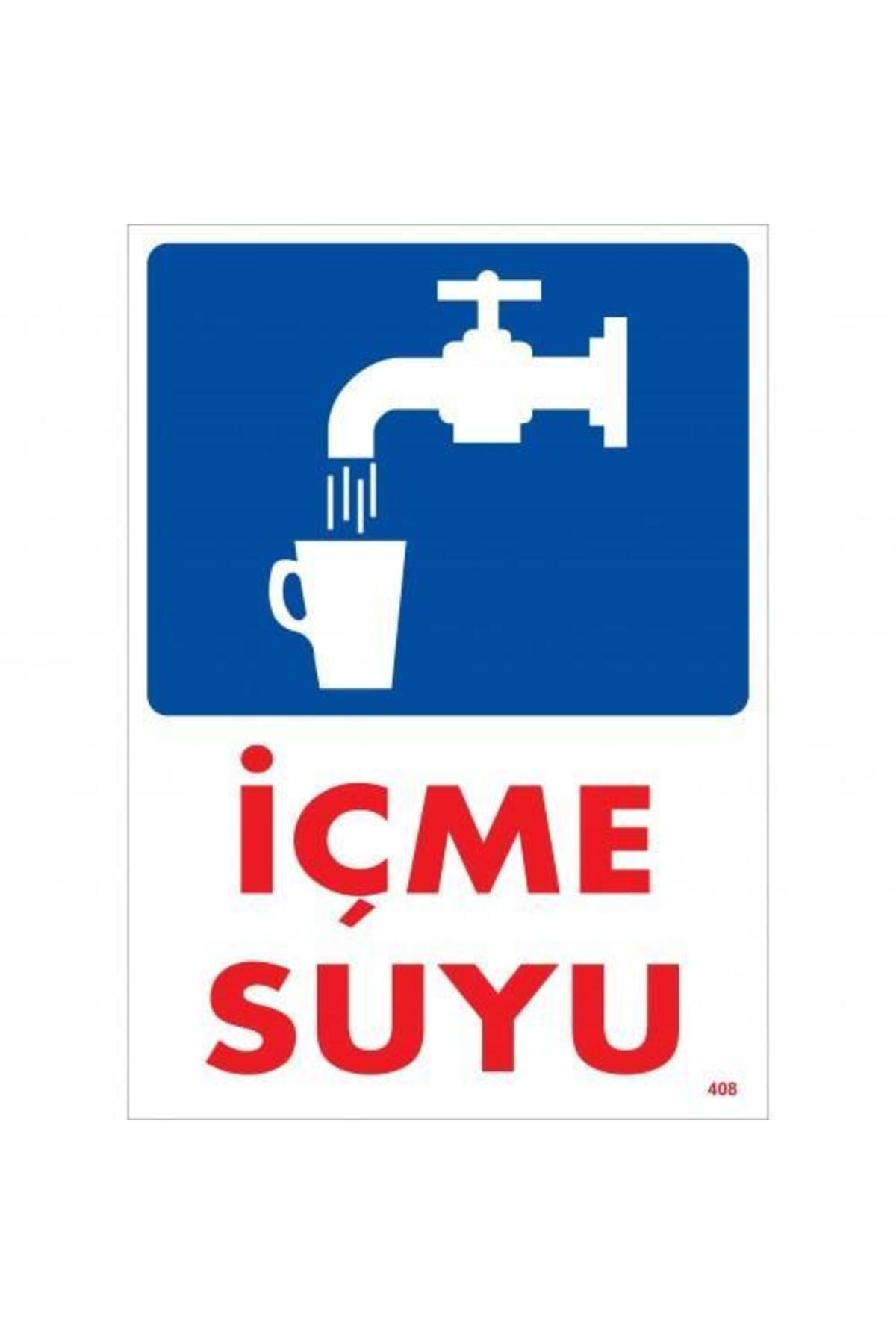 BilfolD İçme Suyu Uyarı Levhası 25x35 KOD:408