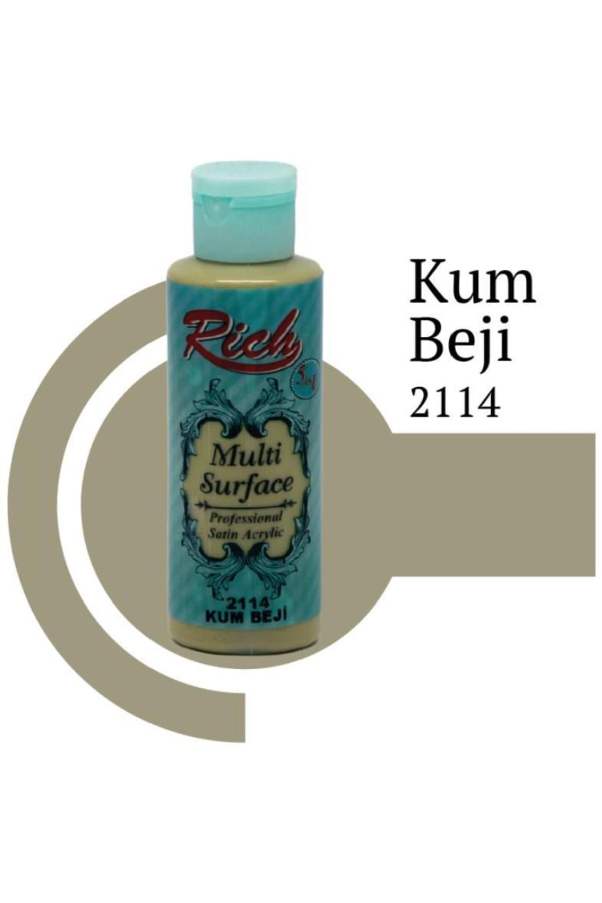 Berselya Underwear&Accessories Rich Multi Surface 2114 Kum Beji Akrilik Boya 120 cc