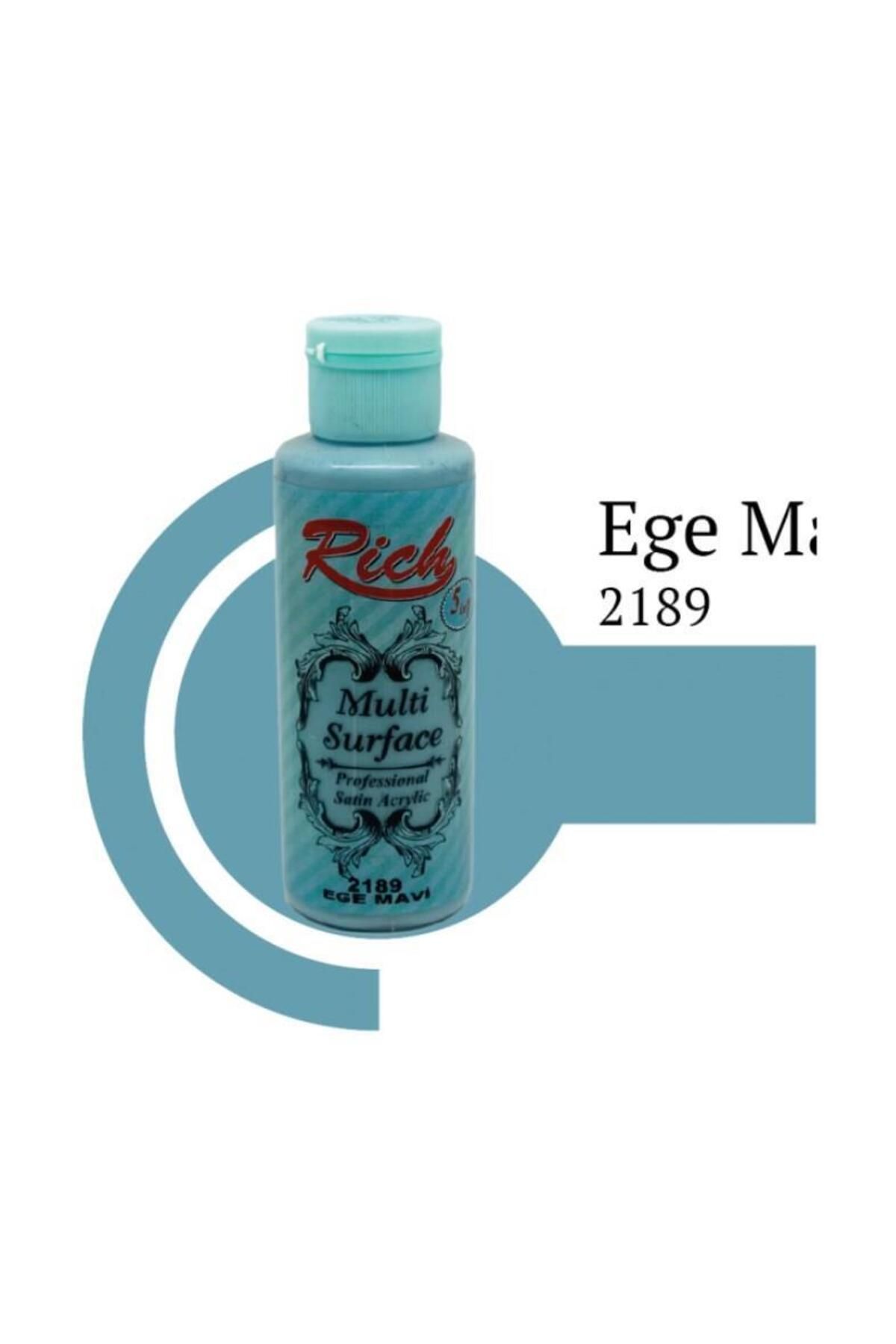 Berselya Underwear&Accessories Rich Multi Surface 2189 Ege Mavi Akrilik Boya 120 cc