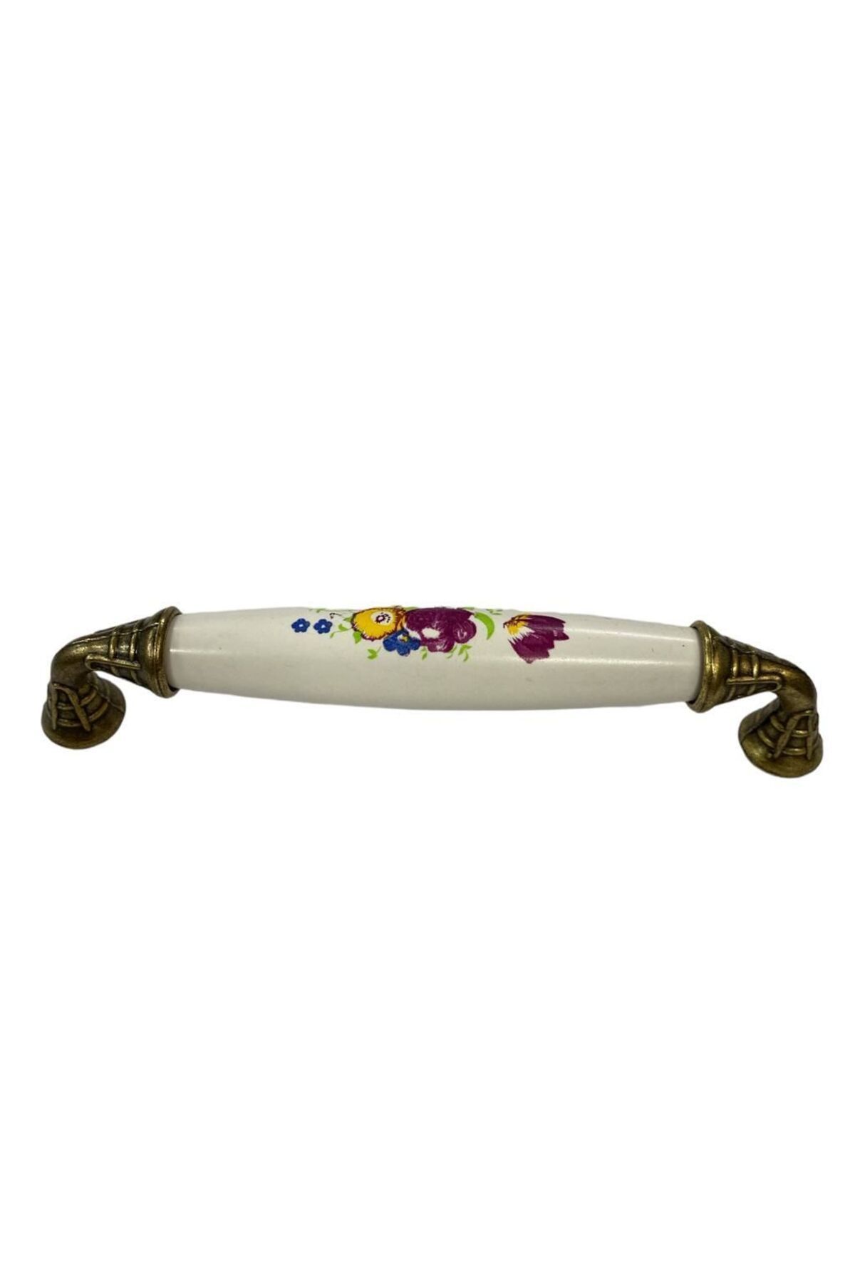 BilfolD Klasik Silindir Kulp Antik Sarı 128 mm