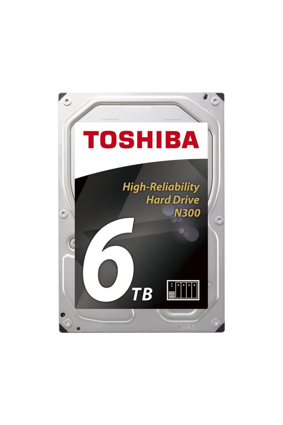 Toshiba 6TB HDWG460UZSVA N300 7200RPM 3.5" 128MB Cache Sata 3 NAS Disk HDWG460UZSVA Harddisk