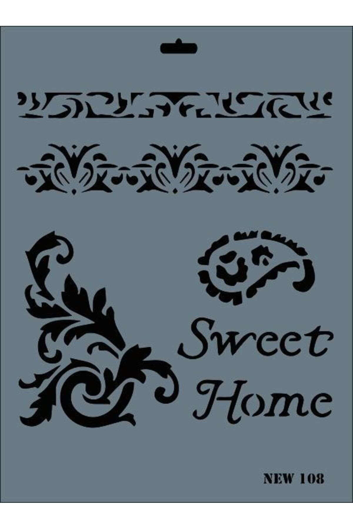 BilfolD Rich New Seri N-108 Stencil 35x25 cm