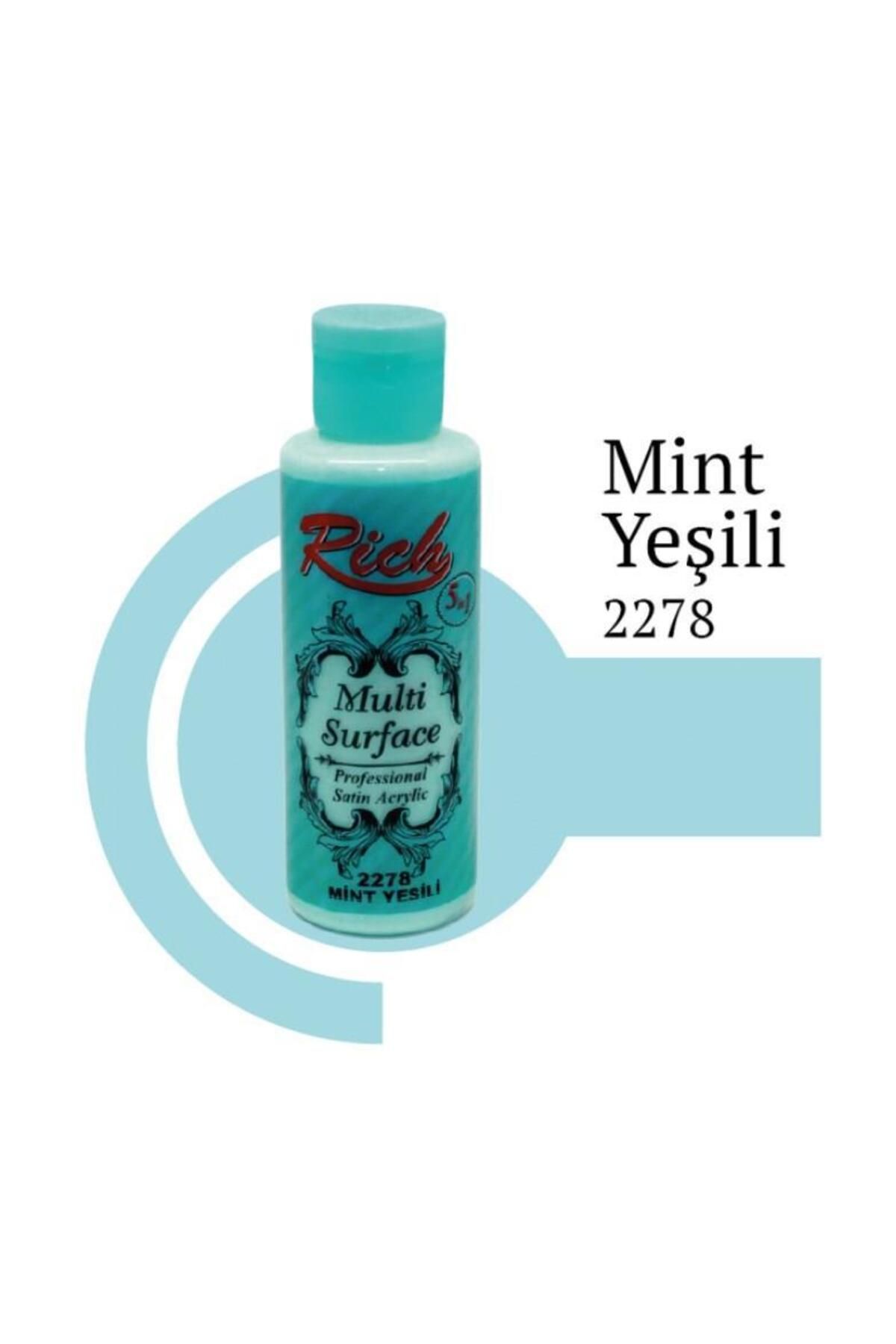 mikudesign Rich Multi Surface 2278 Mint Yeşili Akrilik Boya 120 cc
