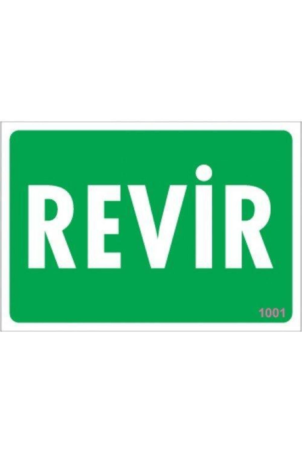 BilfolD Revir Uyarı Levhası 17,5x25 KOD:1001