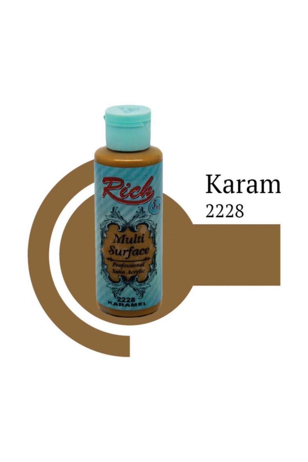 BilfolD Rich Multi Surface 2228 Karamel Akrilik Boya 120 cc