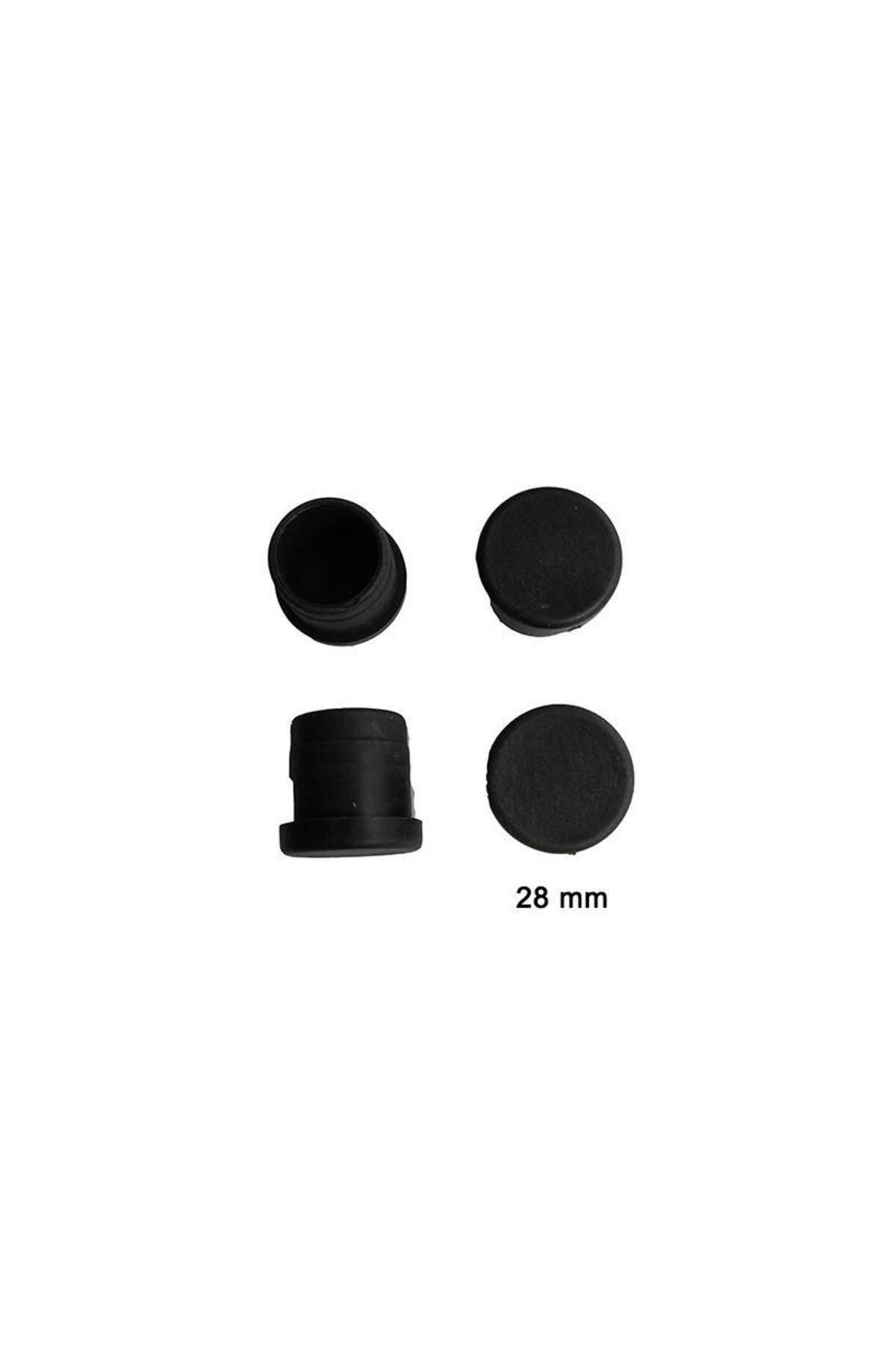 deryame Yuvarlak Boru Profil İç Tapa 28 mm 4 Adet