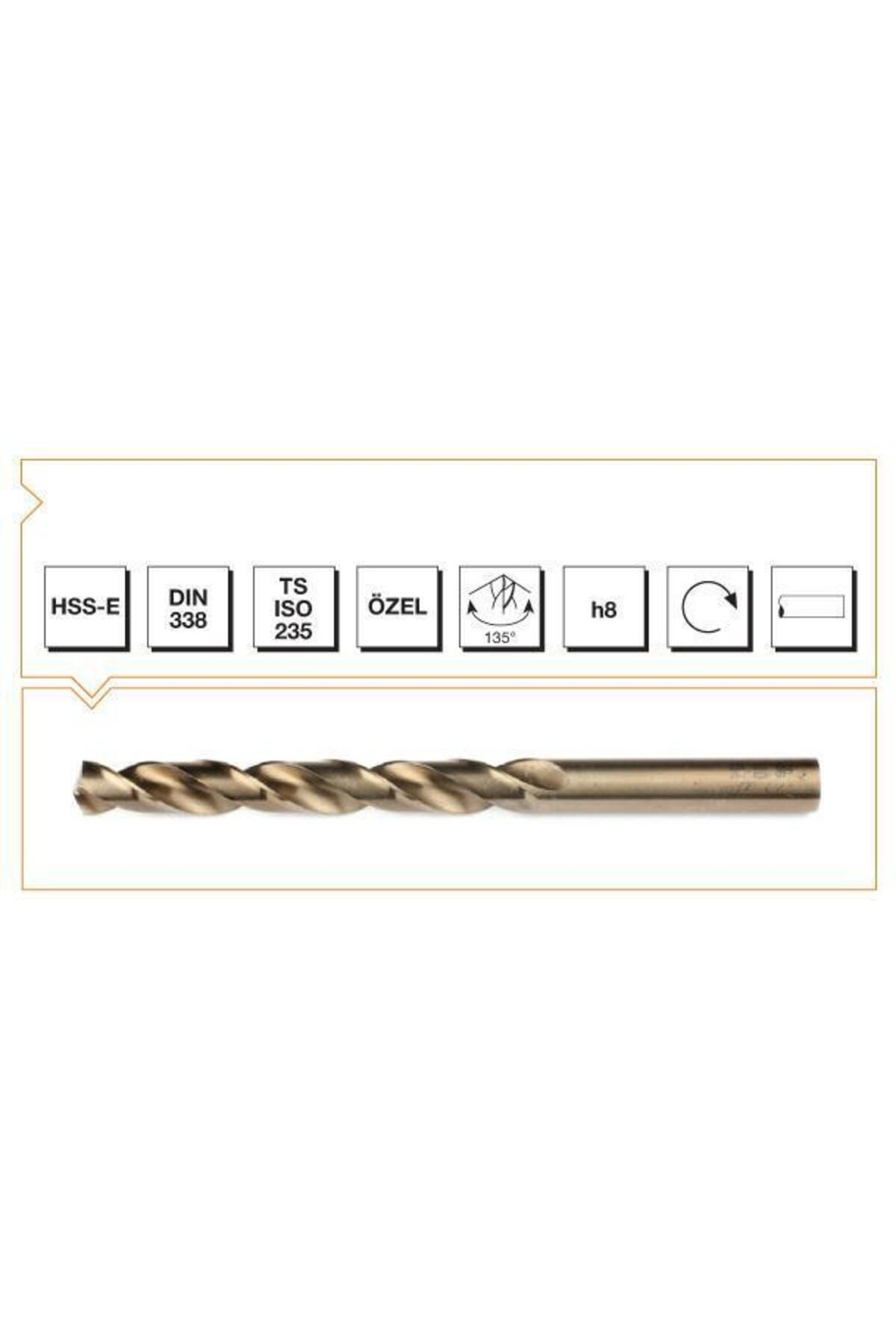 BilfolD Makina Takım HSS-E Altın Seri İnox Delme Matkap Ucu 5 mm